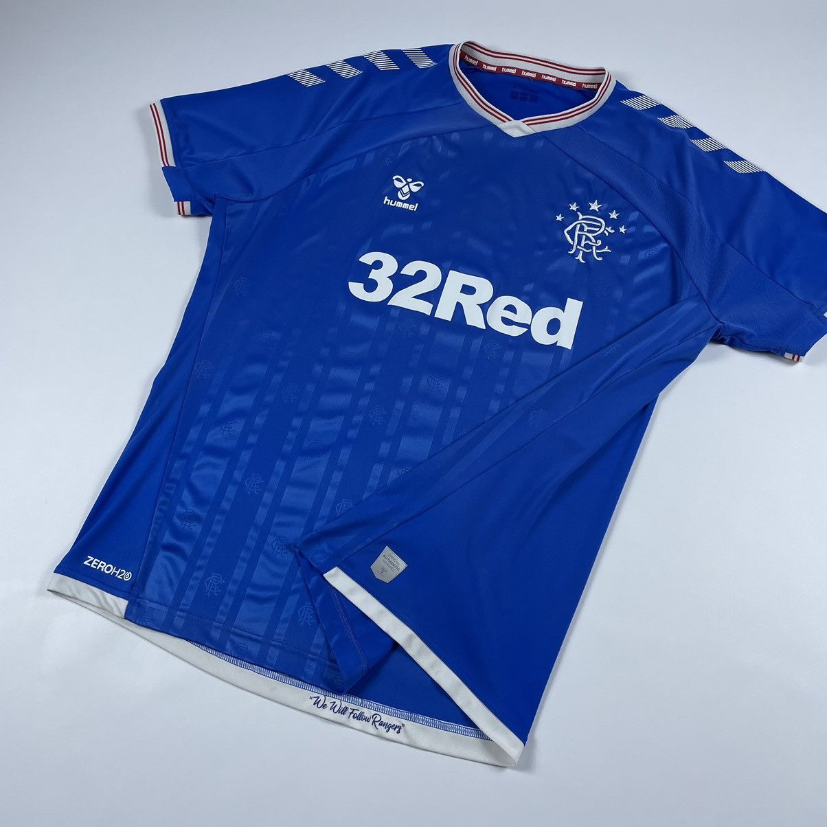 Hummel Hummel Glasgow Rangers 2019/20 Home Soccer Jersey Size US XXL / EU 58 / 5 - 5 Thumbnail