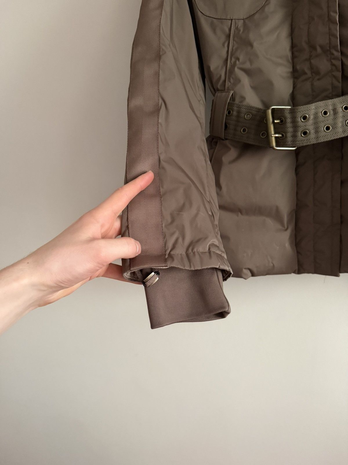 Marithe + Francois Girbaud Marithé François Girbaud Belted Puffer Jacket Taupe Size M / US 6-8 / IT 42-44 - 2 Thumbnail