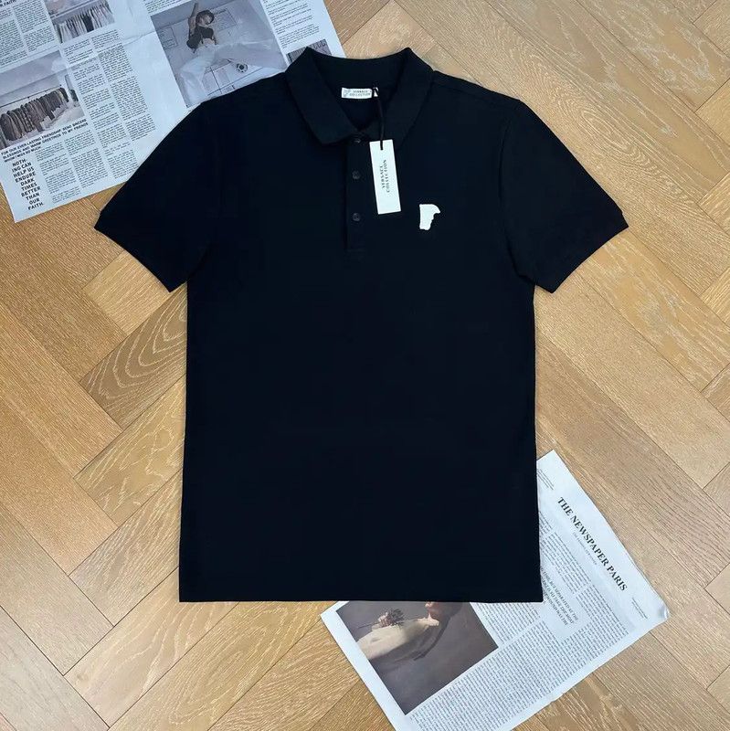 Versace Versace Black Men’s Polo Shirt M Size 0089 Size US M / EU 48-50 / 2 - 1 Thumbnail