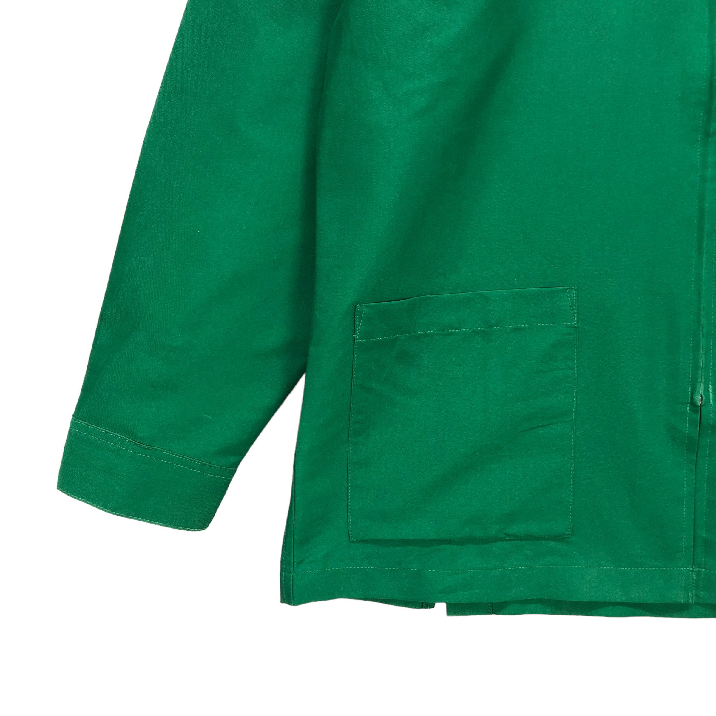 Japanese Brand 7 ELEVEN GREEN LONG SLEEVE UNIFORM JACKET #7324-129 Size US M / EU 48-50 / 2 - 4 Thumbnail