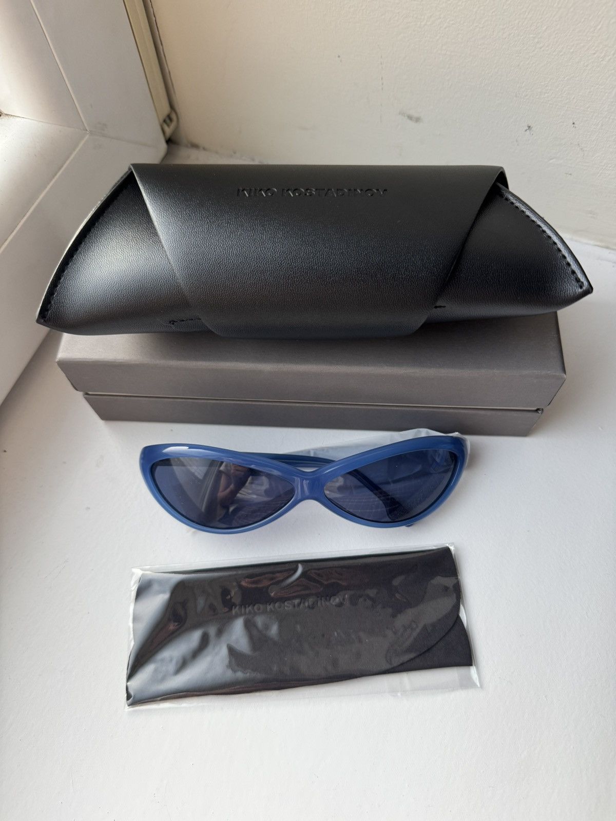 Kiko Kostadinov KIKO KOSTADINOV OCTAVIA SUNGLASSES MIDNIGHT | Grailed