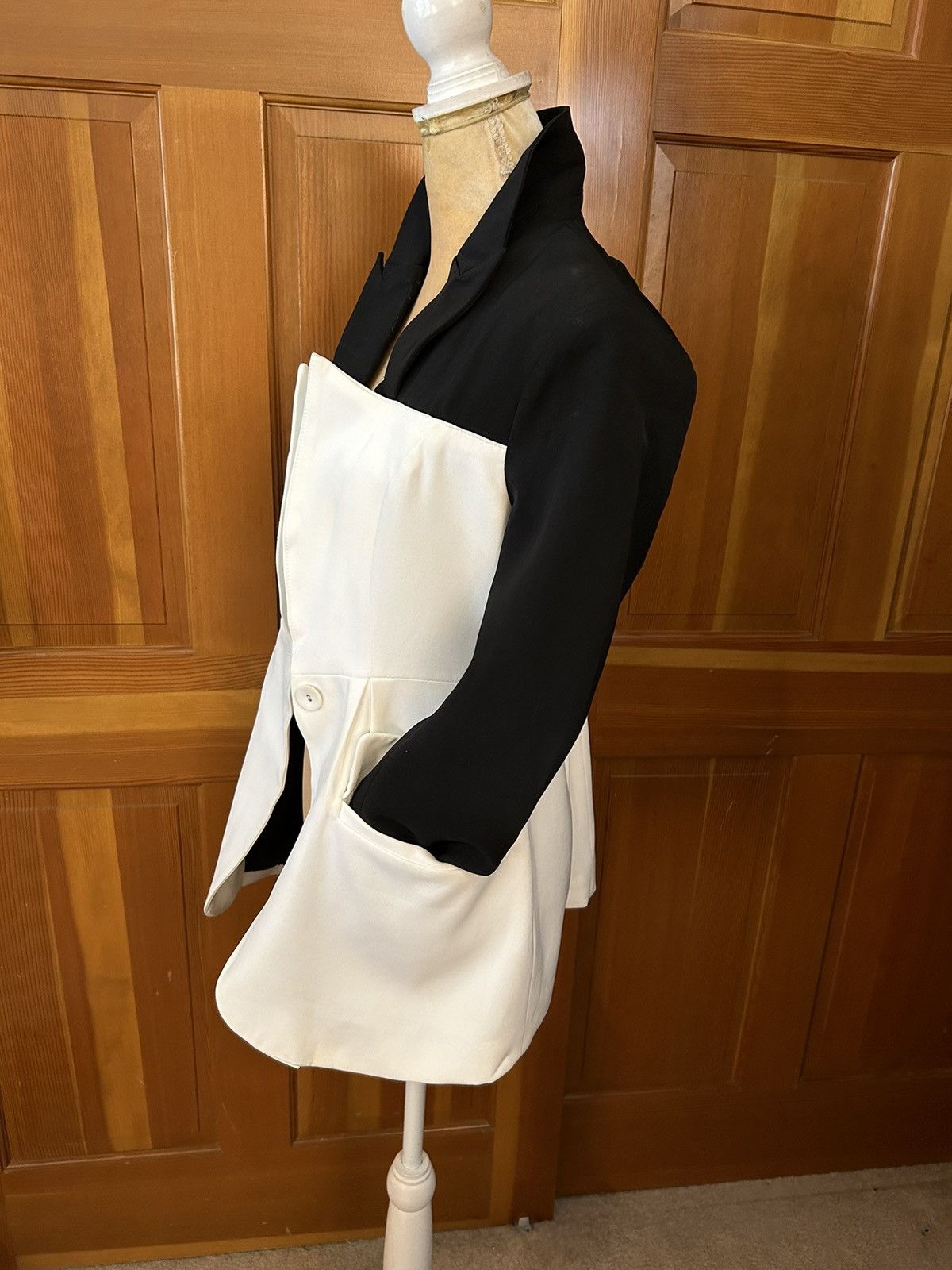 Designer × Other Nwt, Lavishly Paris Women’s Chic Colorblock Patchwork Blazer Size M / US 6-8 / IT 42-44 - 8 Thumbnail
