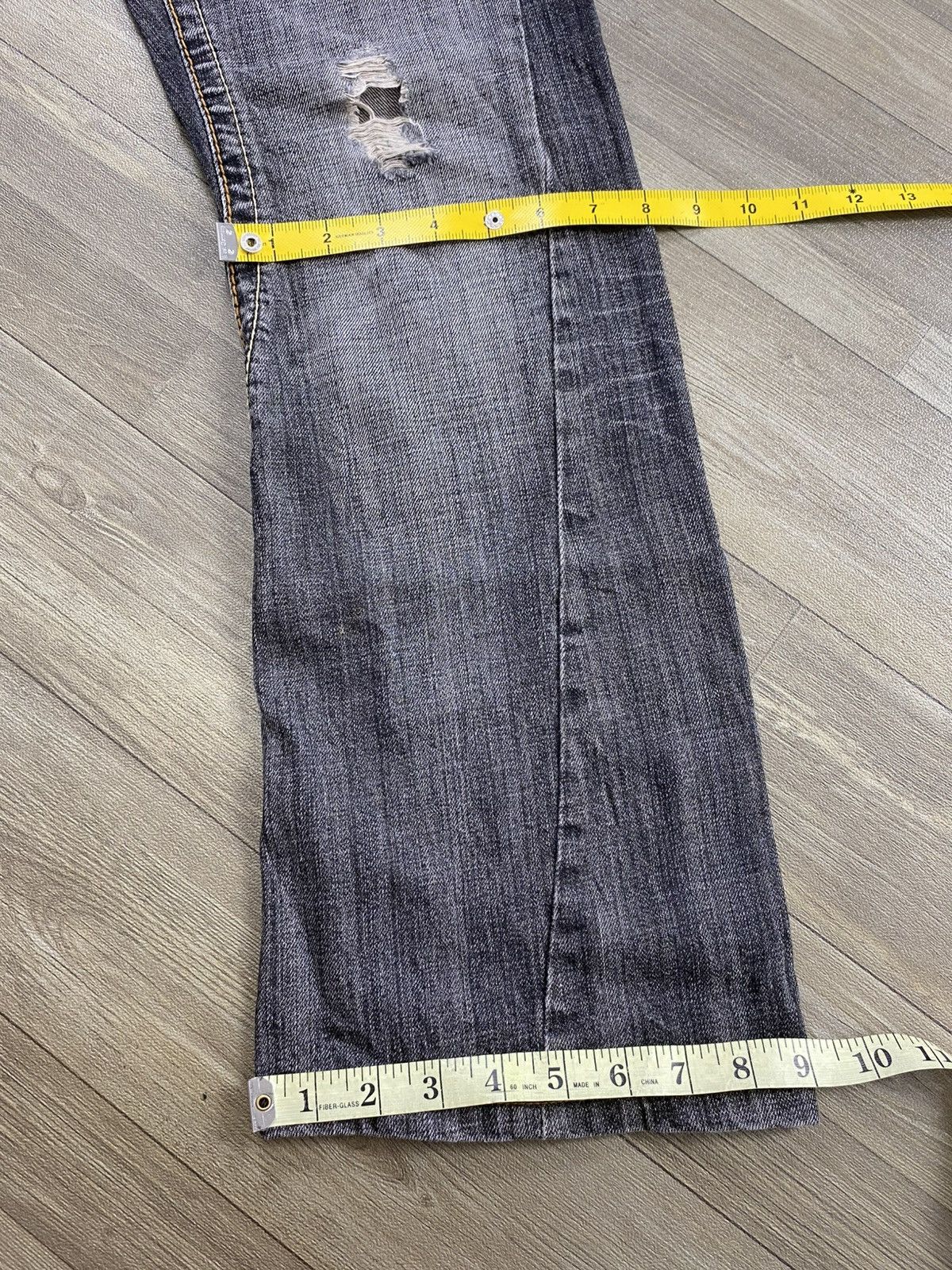 semanticdesign 2000s Semanticdesign Distressed Punk LGB Style Flared Jeans Size US 30 / EU 46 - 23 Thumbnail