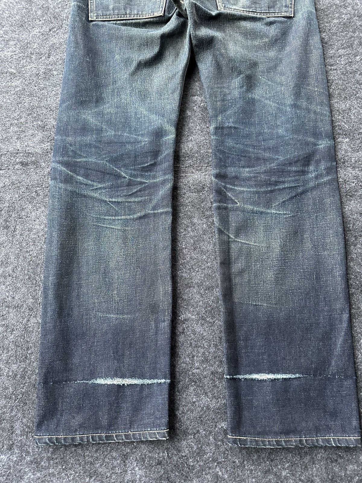 Edwin Vtg 90s Edwin Function Distressed Denim 33x33 D466 Size US 33 - 6 Thumbnail
