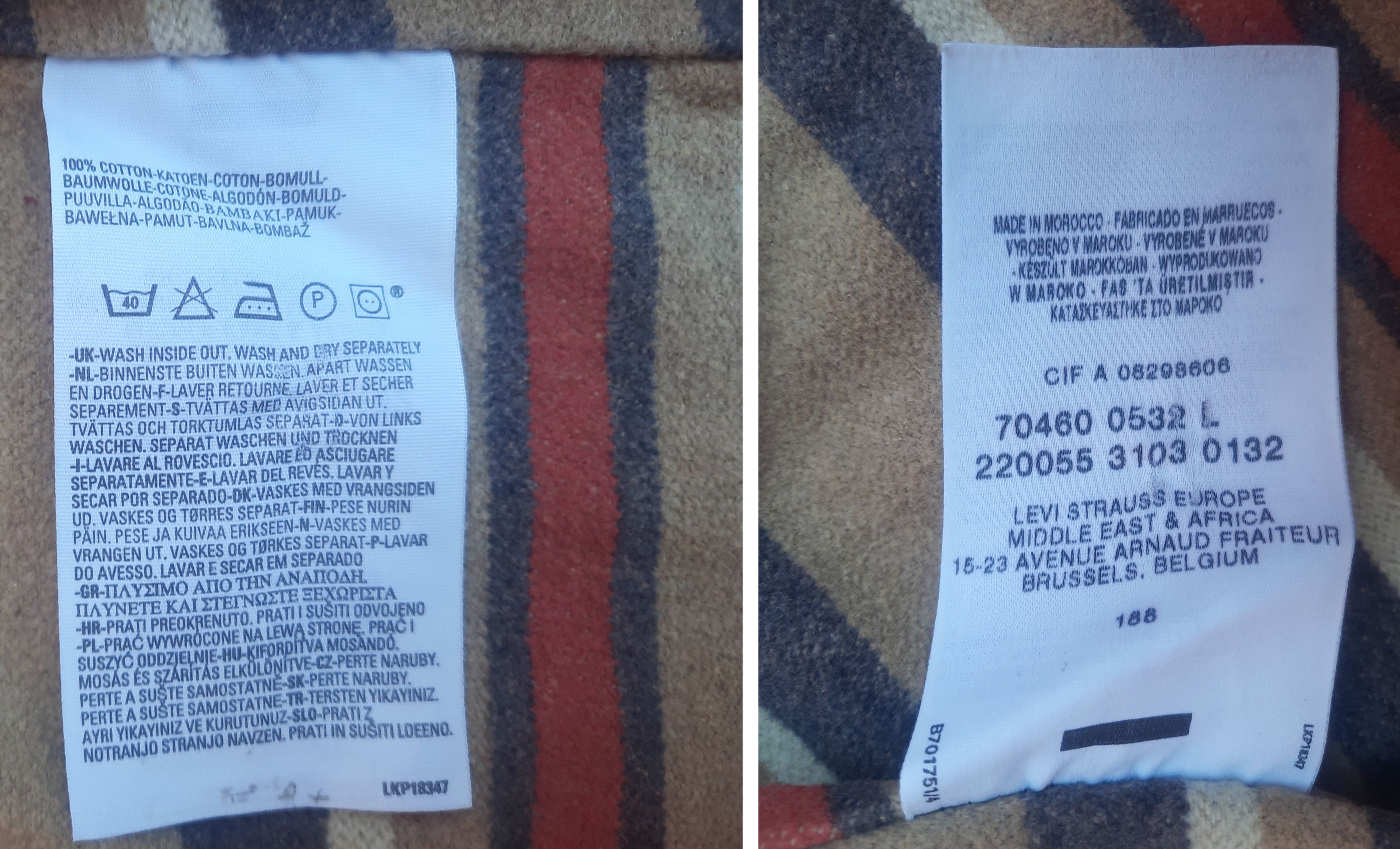 Levi's Vintage Clothing Chore Coat Denim Jacket blanket lined Corduroy Collar Size US L / EU 52-54 / 3 - 6 Thumbnail