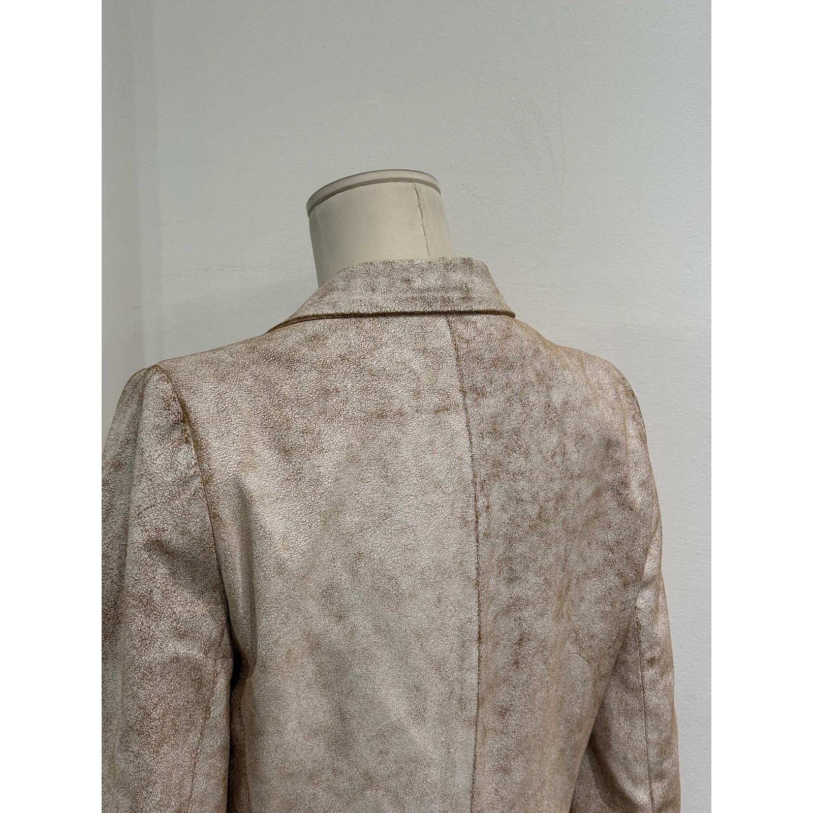 Ann Demeulemeester S/S2002 Ann Demeulemeester distressed cracked leather coat Size S / US 4 / IT 40 - 10 Thumbnail