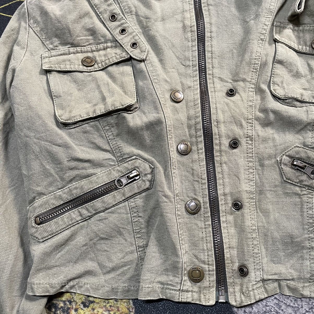 Japanese Brand × Le Grande Bleu (L.G.B.) 💥OFFER NOW💥- Y2k Only Jeans Cropped Jacket Punk Style Size S / US 4 / IT 40 - 6 Thumbnail