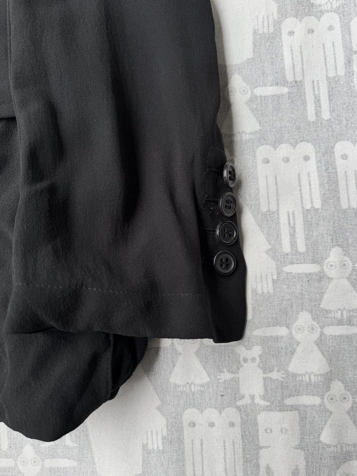 Ann Demeulemeester Ann Demeulemeester SS04 Silk Cargo Belted Tailored Jacket Size S / US 4 / IT 40 - 5 Thumbnail