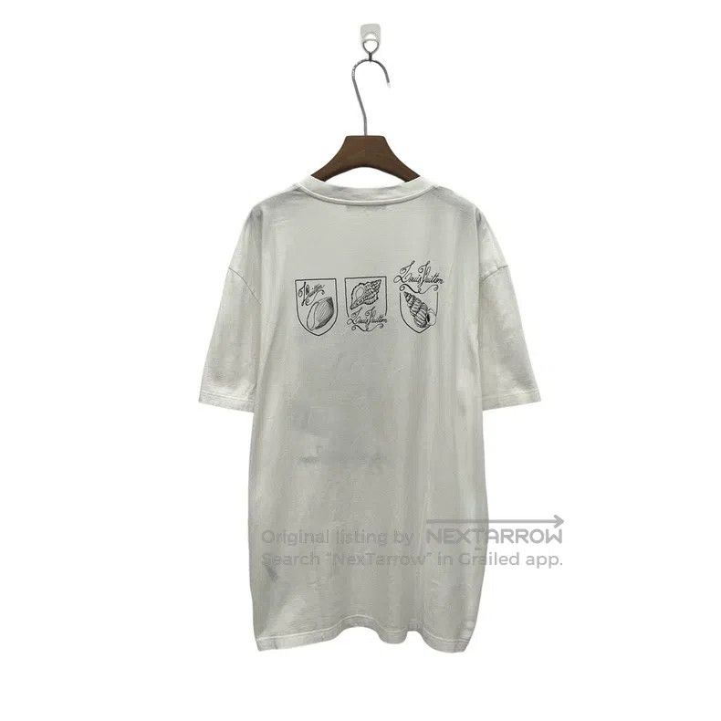 Louis Vuitton Louis Vuitton White monogrammed shell print short sleeve Size US XXL / EU 58 / 5 - 2 Thumbnail