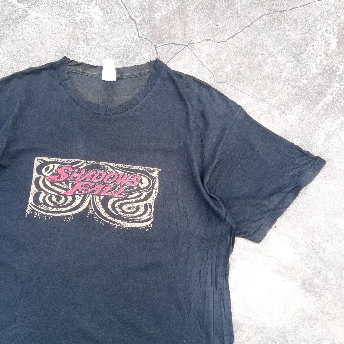 Band Tees Vintage 90's Rock Heavy Metal Band Tee Distress Size US XXL / EU 58 / 5 - 4 Thumbnail