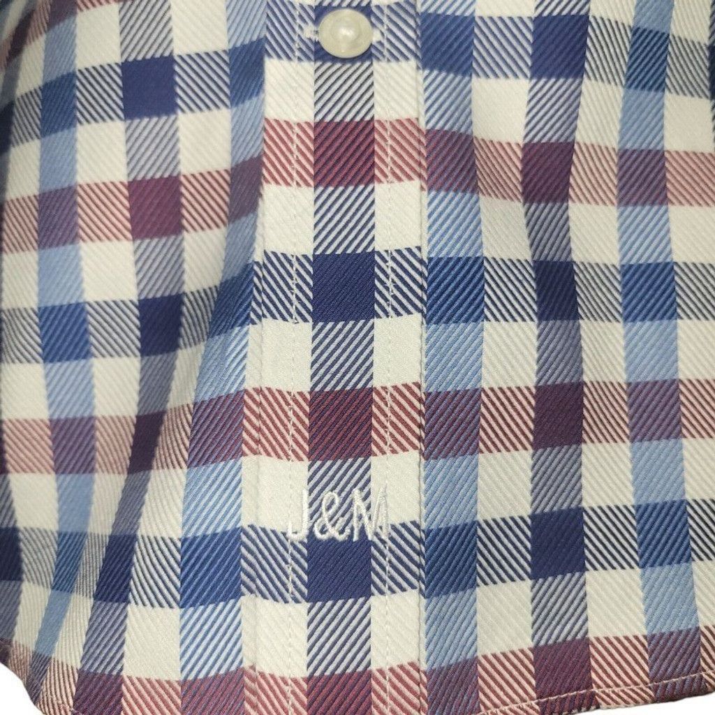 Johnston & Murphy Johnston & Murphy Tailored Fit Woven Long Sleeve Shirt. Size US L / EU 52-54 / 3 - 9 Thumbnail