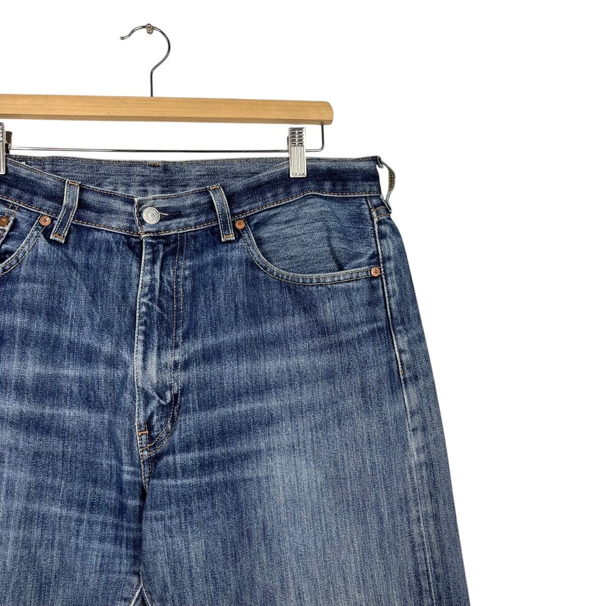 Levi's Vintage Y2k Levis Distressed Denim Jeans Size US 36 / EU 52 - 5 Thumbnail