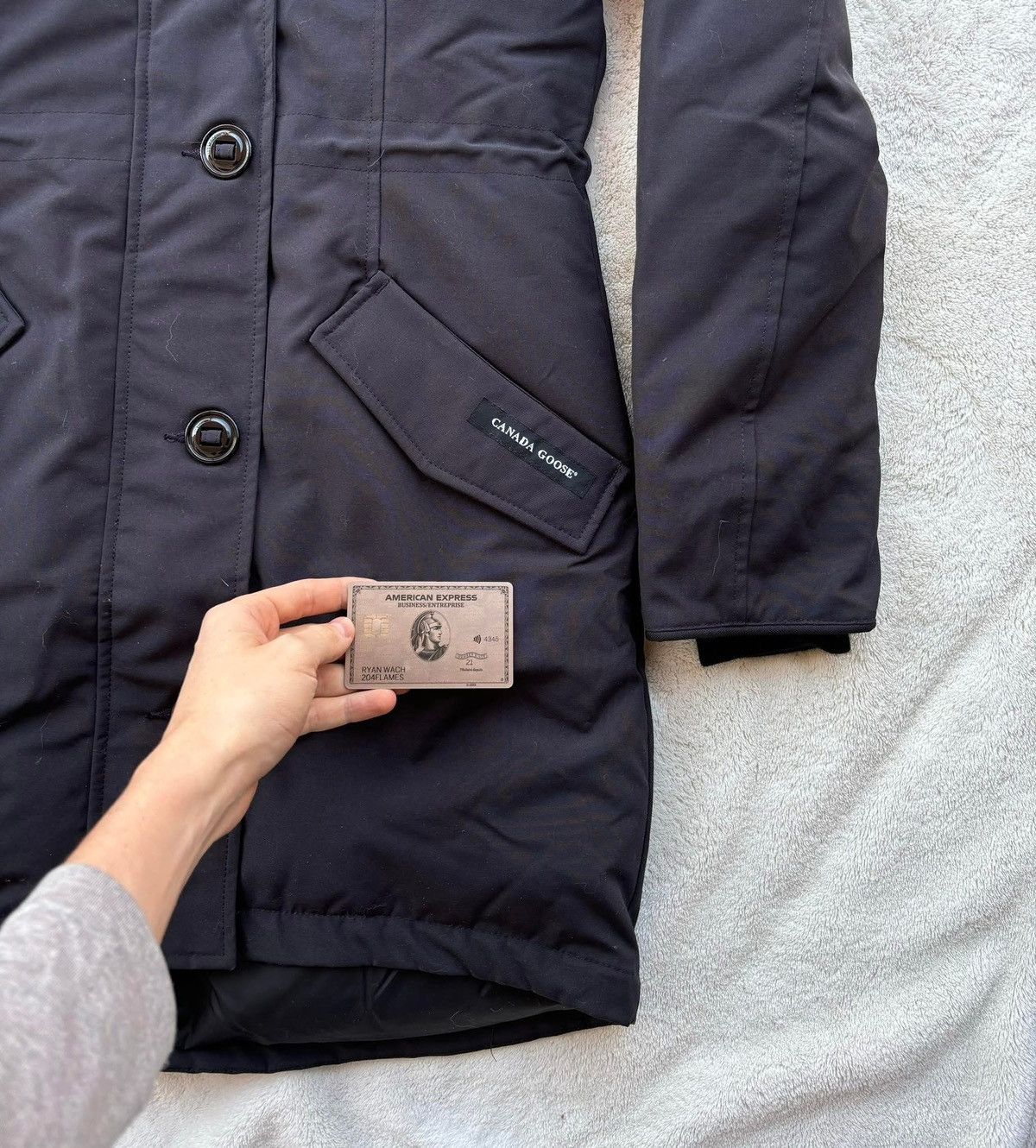 Canada Goose Canada Goose Navy Rossclair Fur Parka Size XS / US 0-2 / IT 36-38 - 3 Thumbnail