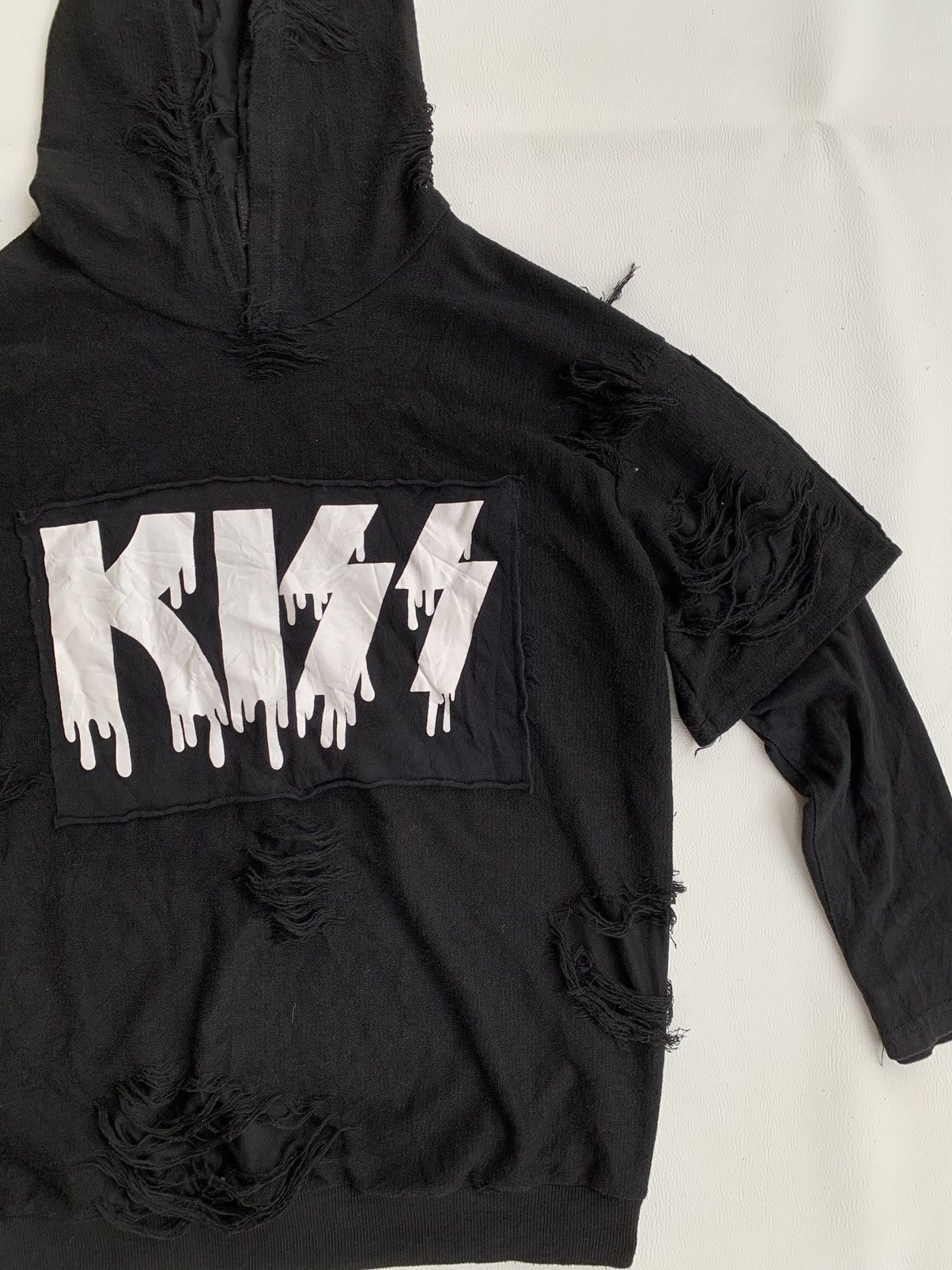 Japanese Brand × Yasuyuki Ishii Double layer Y2k destroyed distressed hoodie Size US M / EU 48-50 / 2 - 2 Thumbnail