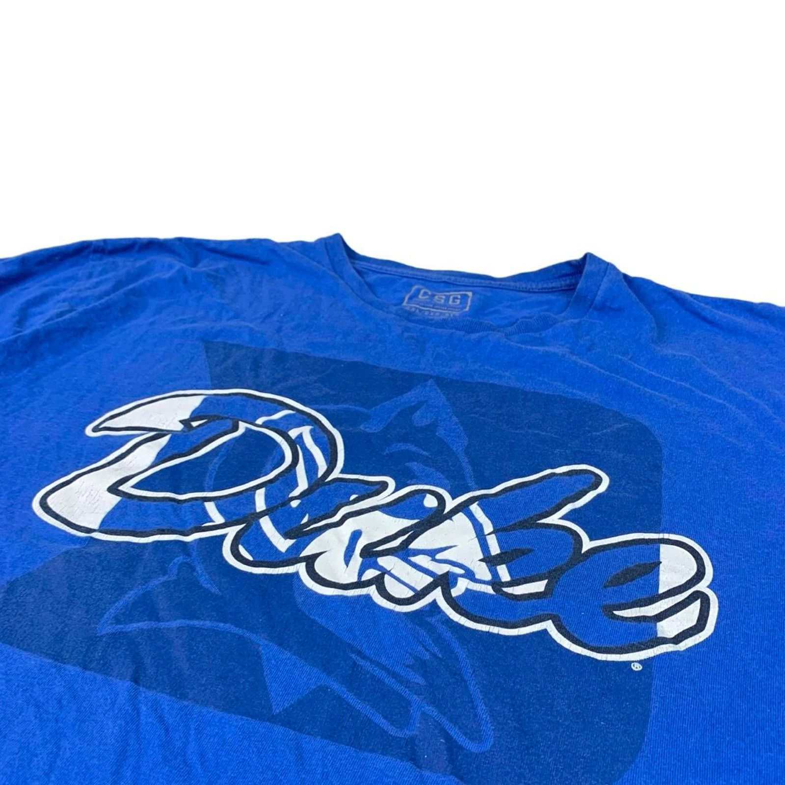 Vintage Vintage Y2K Duke University Logo T-shirt Size US XXL / EU 58 / 5 - 2 Thumbnail