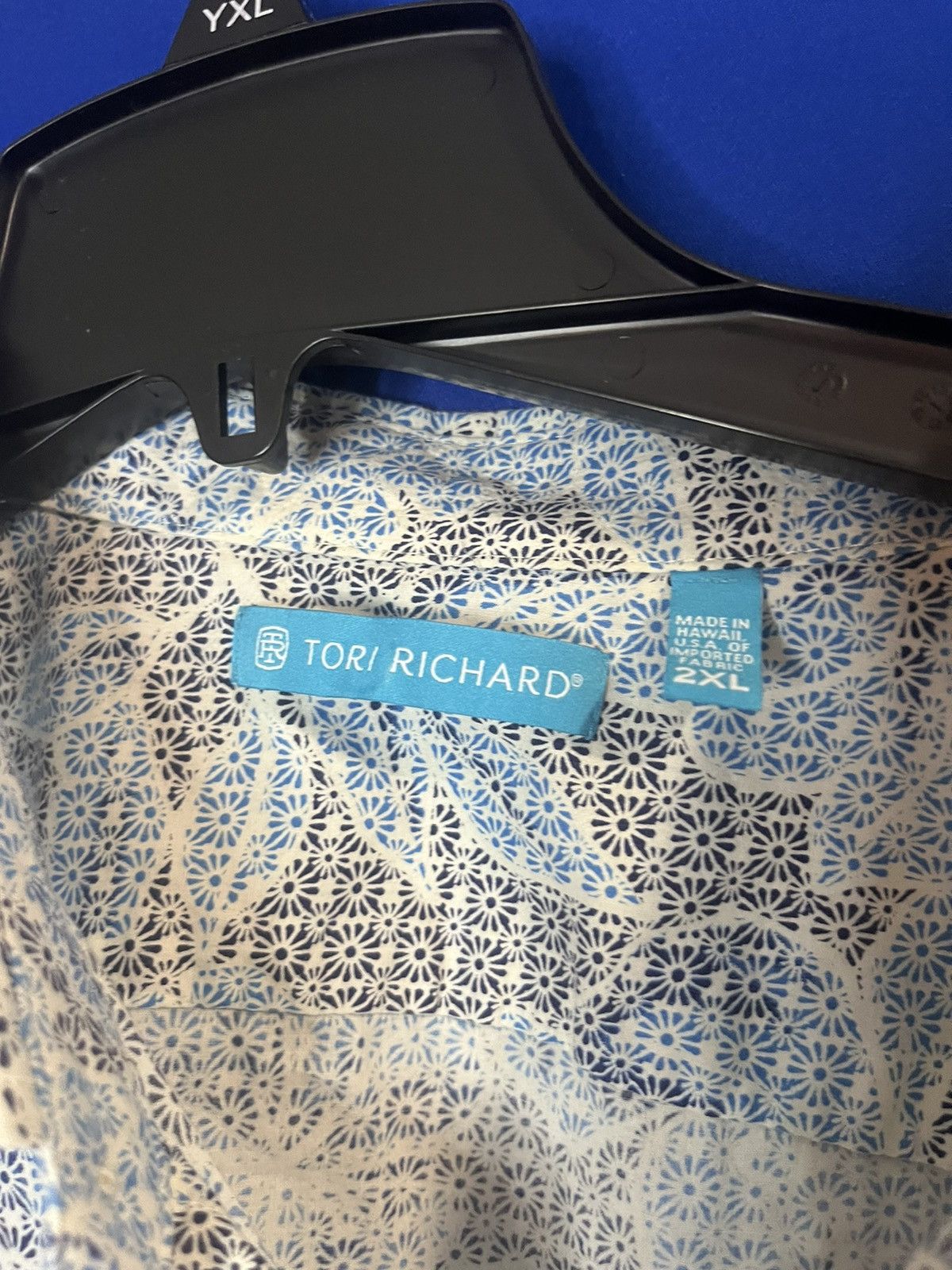 Tori Richard 💥 RARE 💥 Tory Richard Fern Floral All Over Print Shirt Size US XXL / EU 58 / 5 - 3 Thumbnail