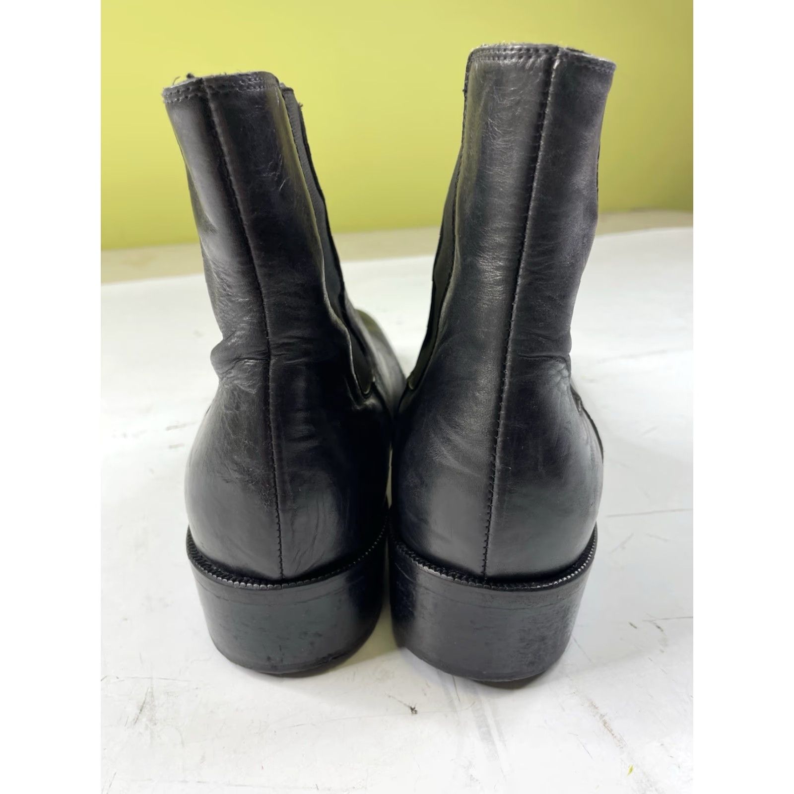 Vintage VINTAGE Jo Ghost Chelsea Boots Black Leather Mens EU 44 US 11 Italy Chelsea Boots Mens Leather Black 44 11 Jo Ghost Boots Ghost Moderate wear Size US 11 / EU 44 - 6 Thumbnail