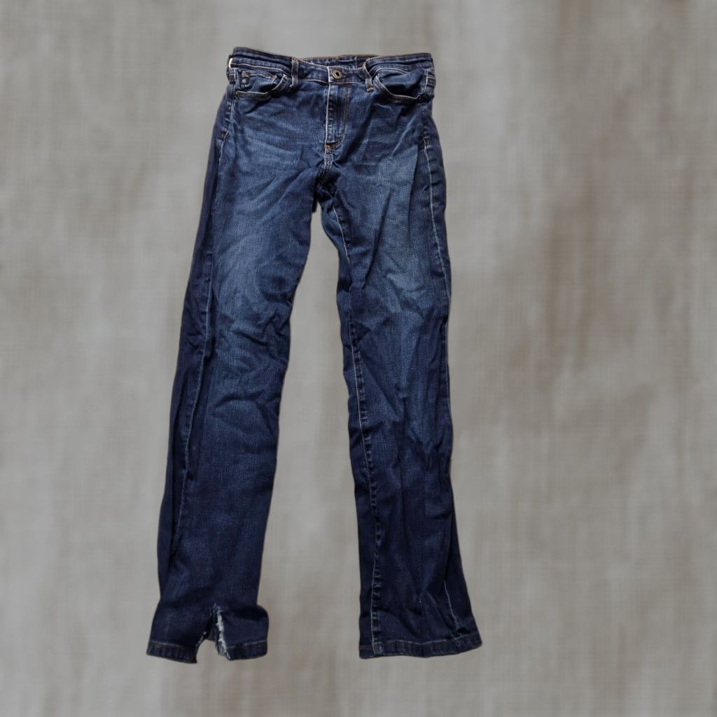 Vintage ADRIANO GOLDSCHMIED The Angel Bootcut Jeans Adult Women 27R Dark Blue Bootcut Jeans Women's Size 27 Women Size 27" / US 4 / IT 40 - 1 Thumbnail