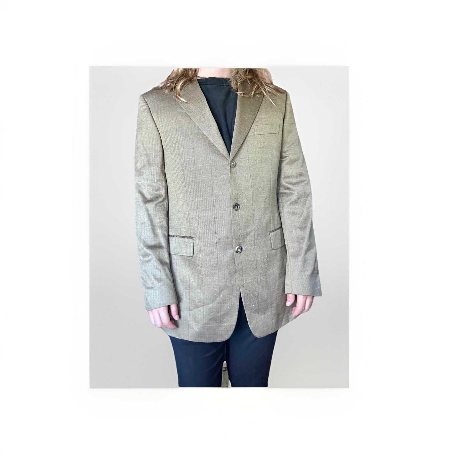 Hugo Boss Hugo Boss “Da Vinci” 42 Wool-silk Blazer Ethomas Green Size 42L - 2 Thumbnail