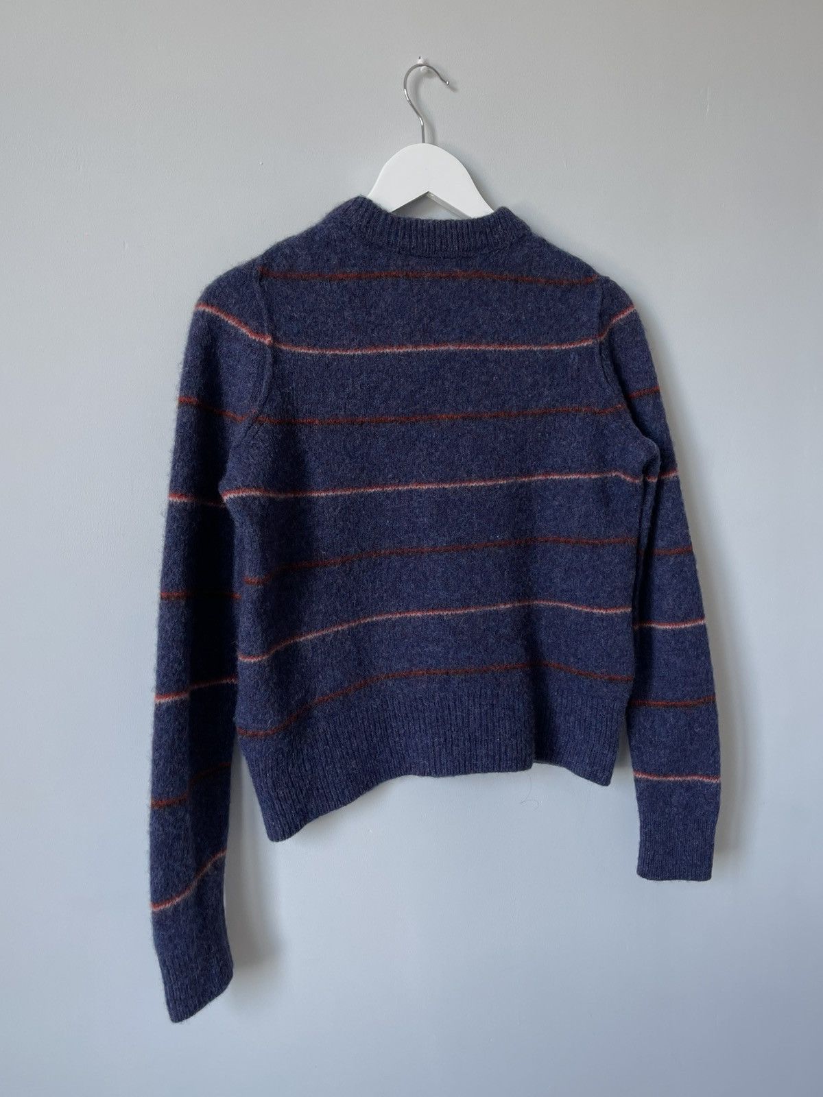 Acne Studios Acne Studios Kai S Striped 100% Wool Sweater Size US S / EU 44-46 / 1 - 7 Thumbnail