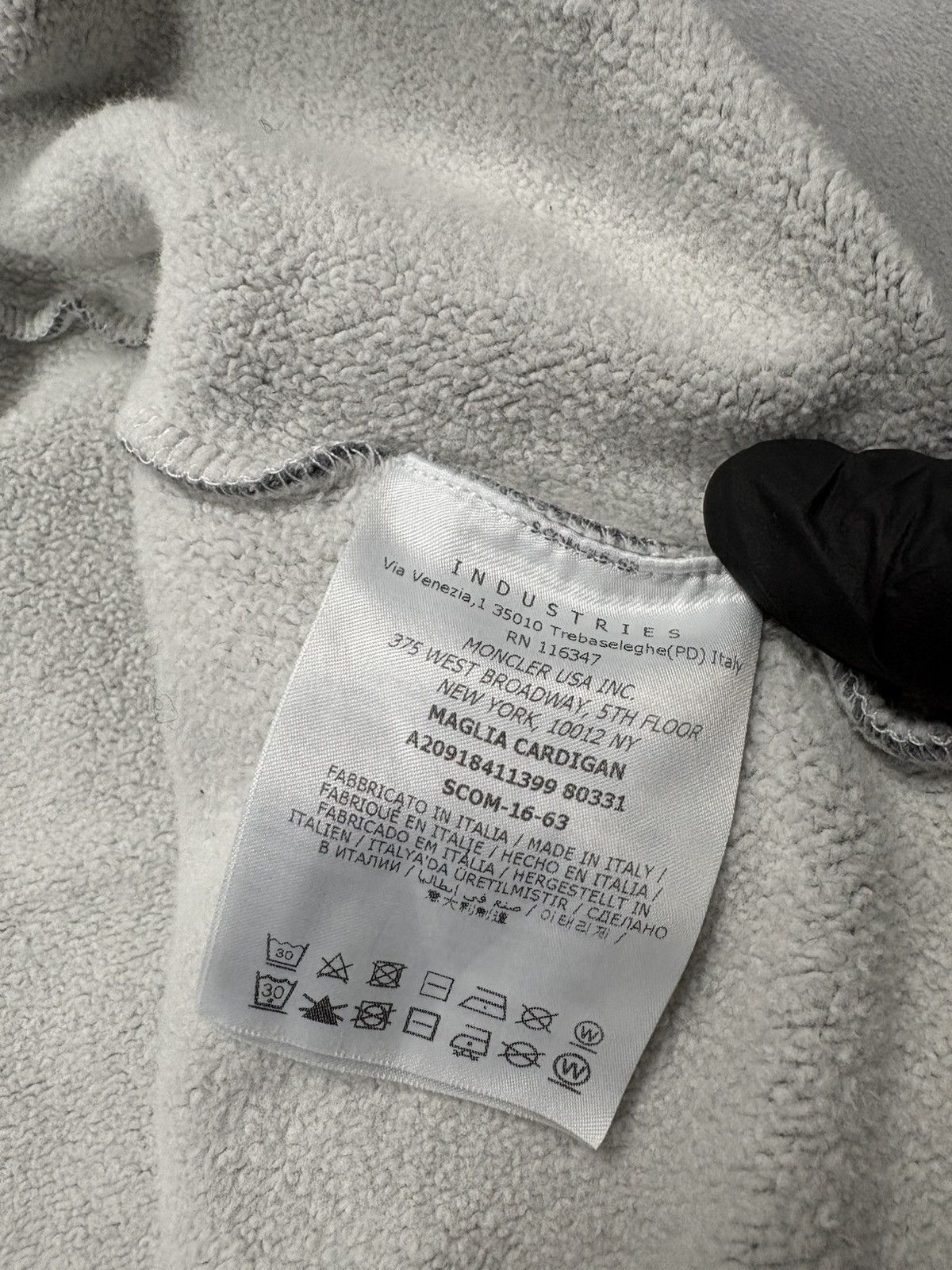 Moncler Moncler Maglia Cardigan Grey Zip Hoodie Fleece Lined Size M Size M / US 6-8 / IT 42-44 - 19 Thumbnail