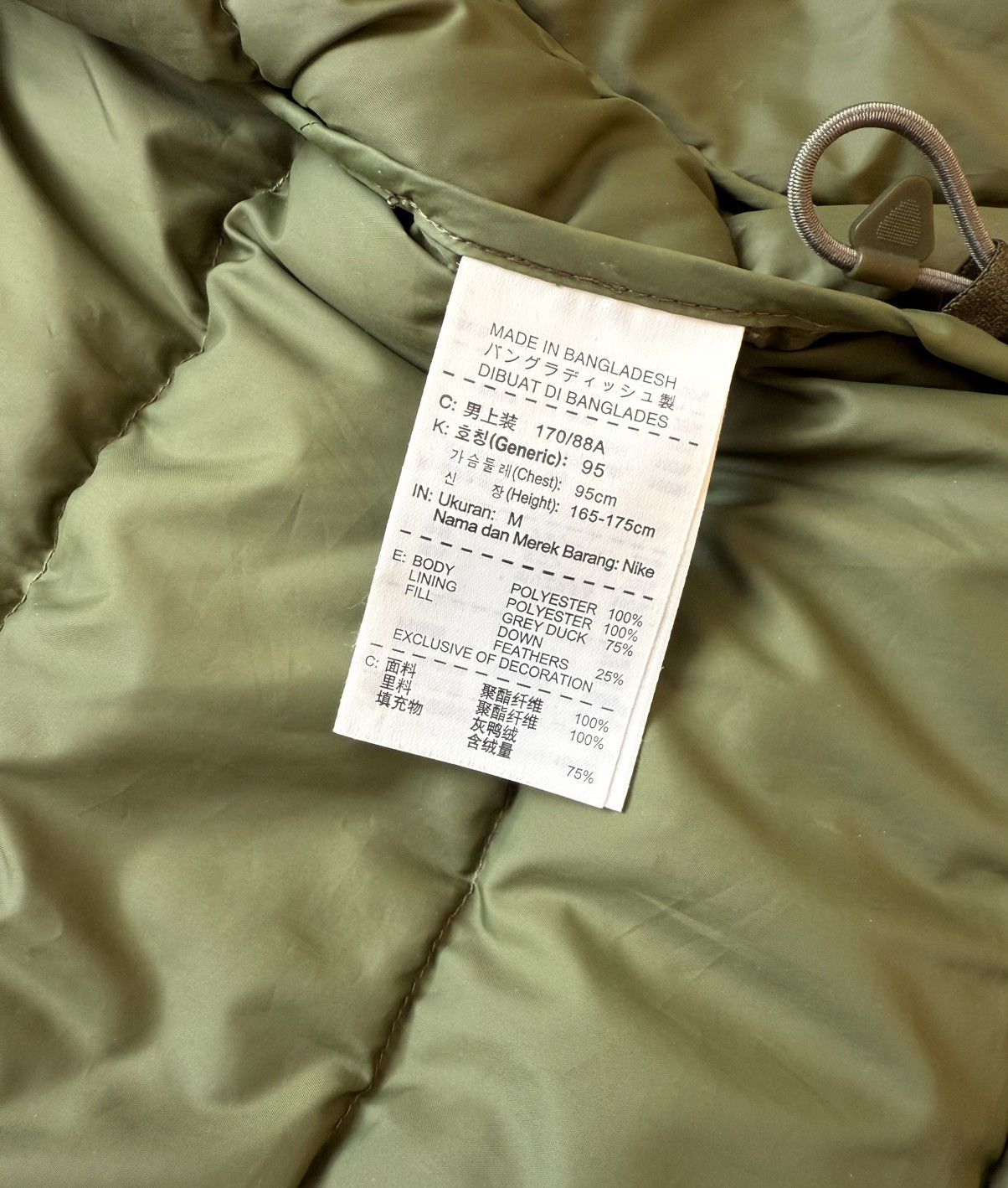 Nike Nike 550 Down Camo Full Zip Men’s Puffer Jacket Size M Size US M / EU 48-50 / 2 - 9 Thumbnail