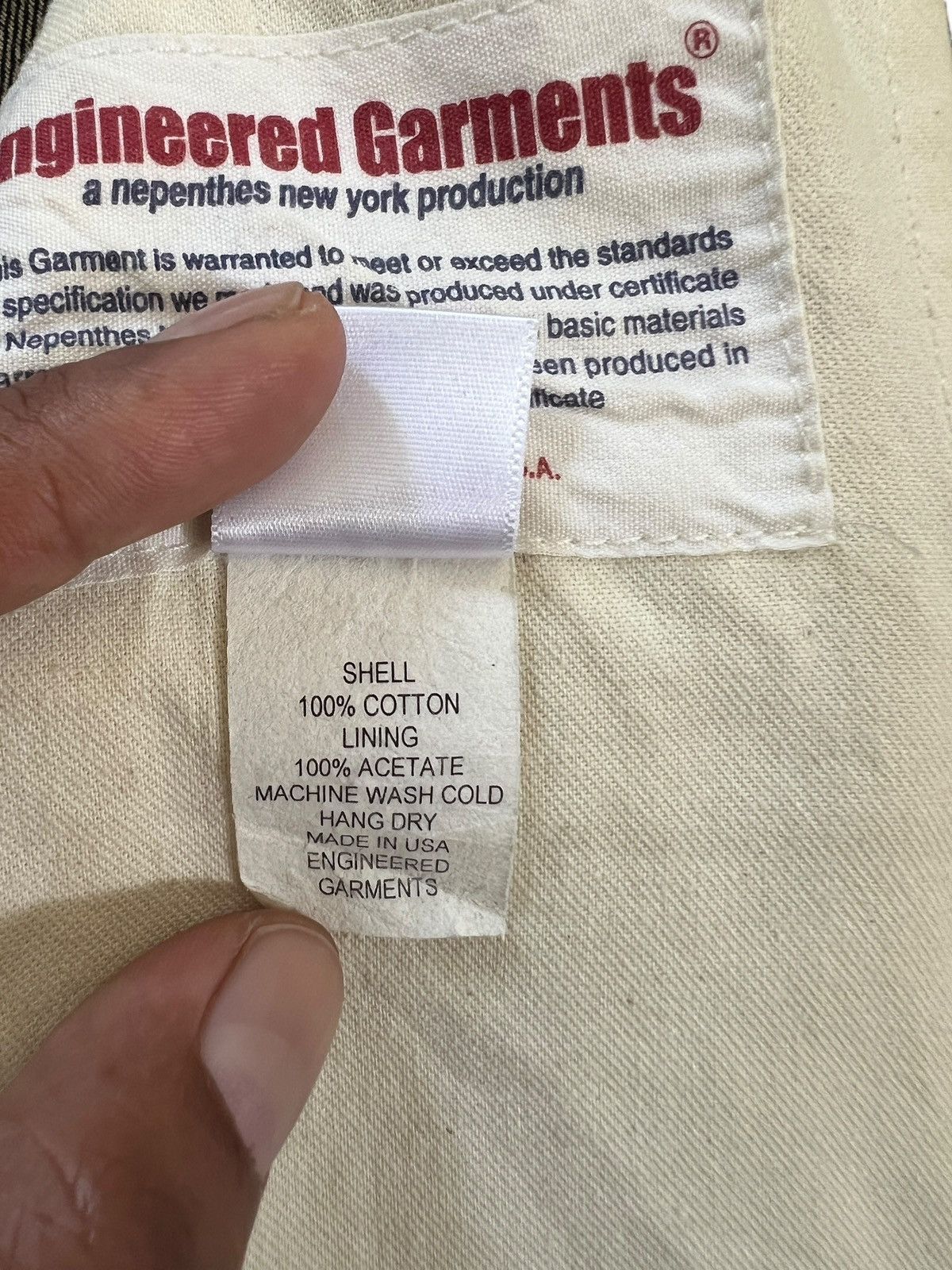 Engineered Garments Engineered Garments Selvedge Denim Jacket Size US XS / EU 42 / 0 - 18 Thumbnail