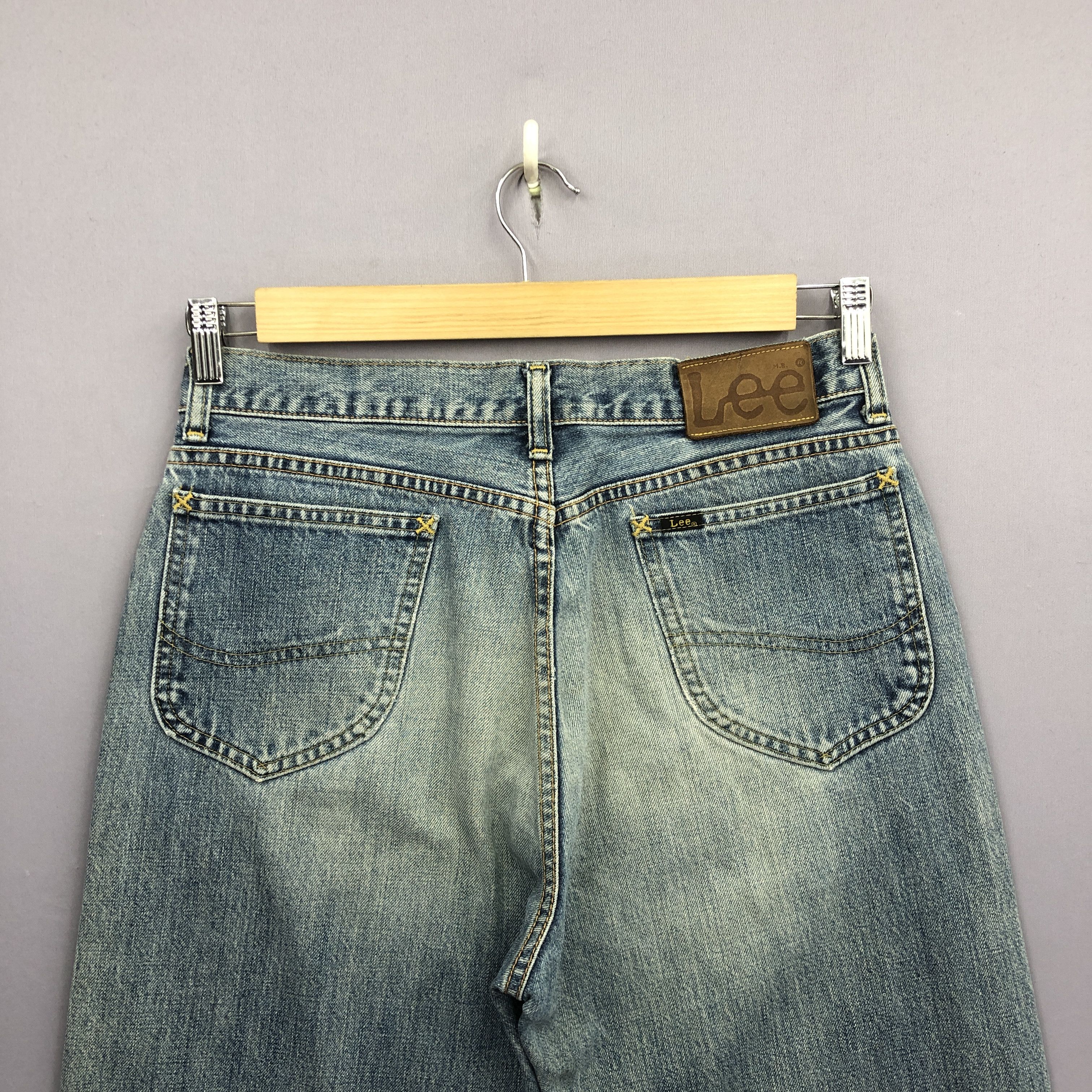 Lee Vintage 80s Lee Riders Selvedge Redline Mud Wash Jeans Denim Size US 30 / EU 46 - 6 Thumbnail