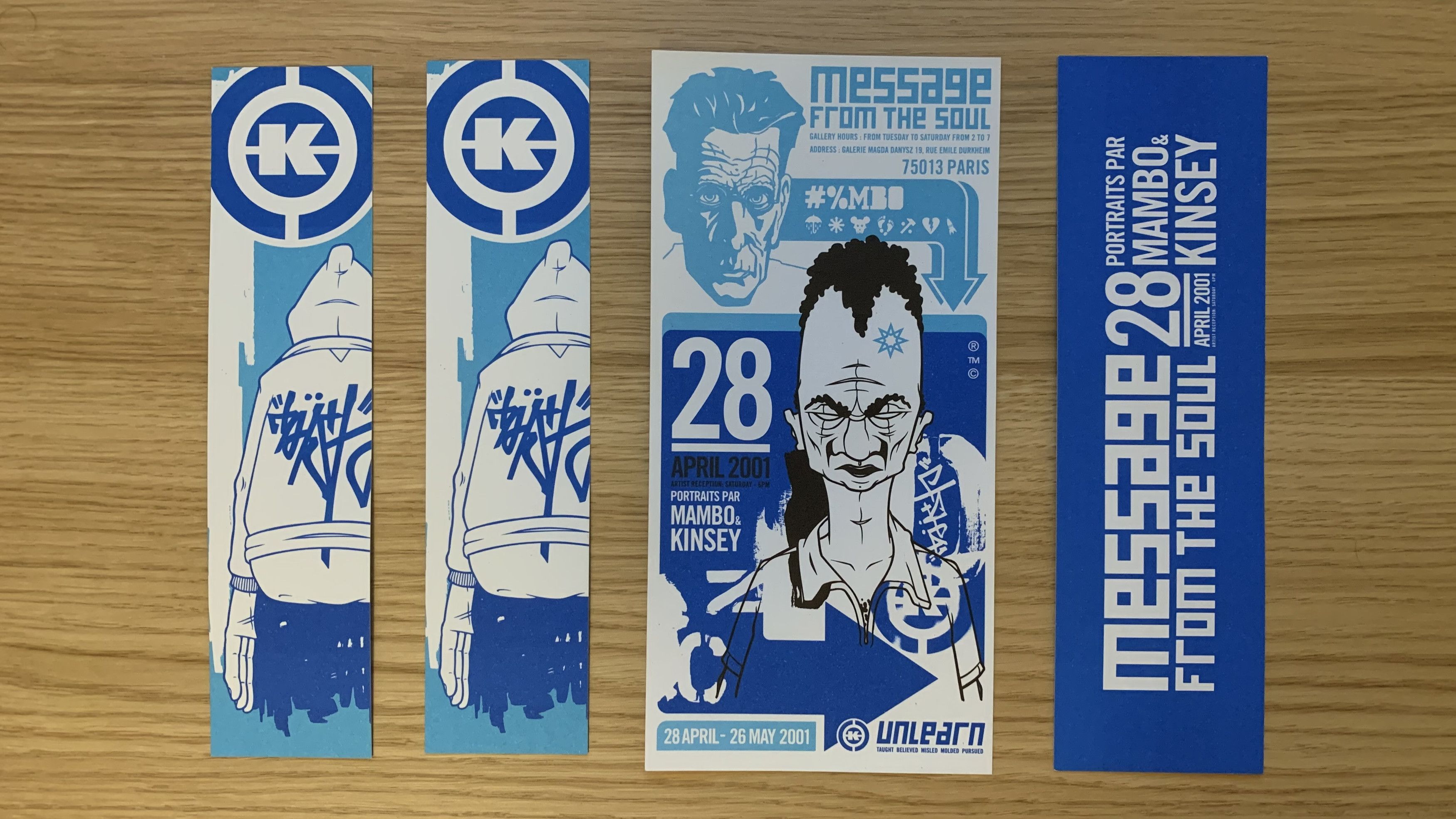 Other Dave Kinsey invitation & flyer for 2001 exhibition. Size ONE SIZE - 2 Thumbnail