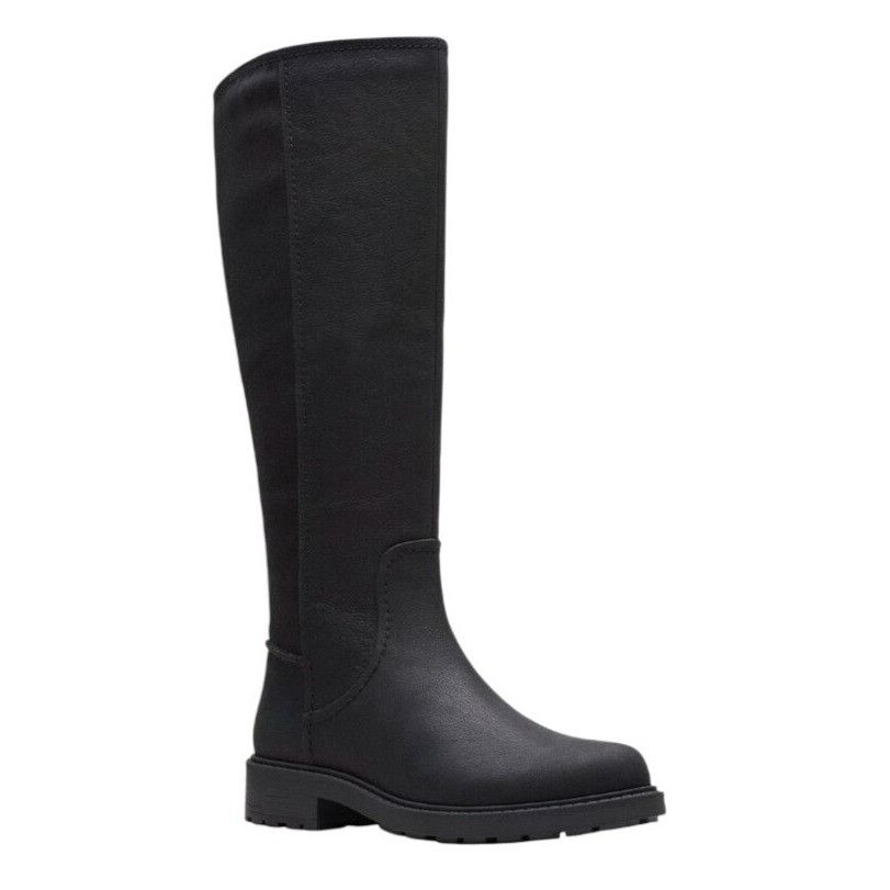 Clarks CLARKS / Opal Glow / Black / Leather / Zipper / Knee High / Size US 9.5 / IT 39.5 - 1 Thumbnail