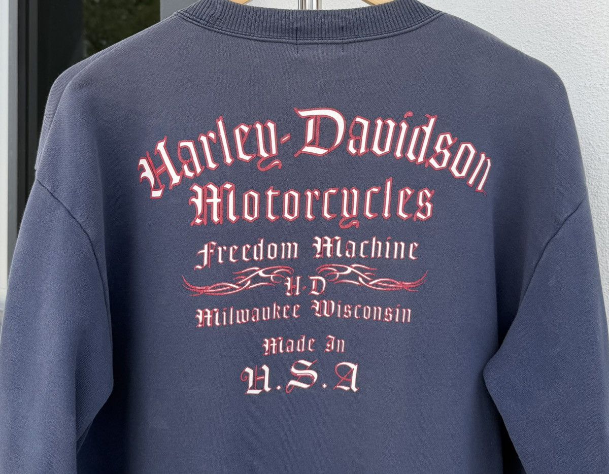 Harley Davidson Vintage Harley-Davidson HD Motorcycle Crewneck Sweatshirt Size US L / EU 52-54 / 3 - 7 Thumbnail