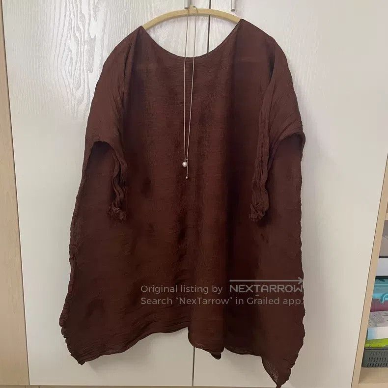 Issey Miyake Issey Miyake size:one size Crepe Long Top Size XXS / US 00 / IT 34 - 2 Thumbnail