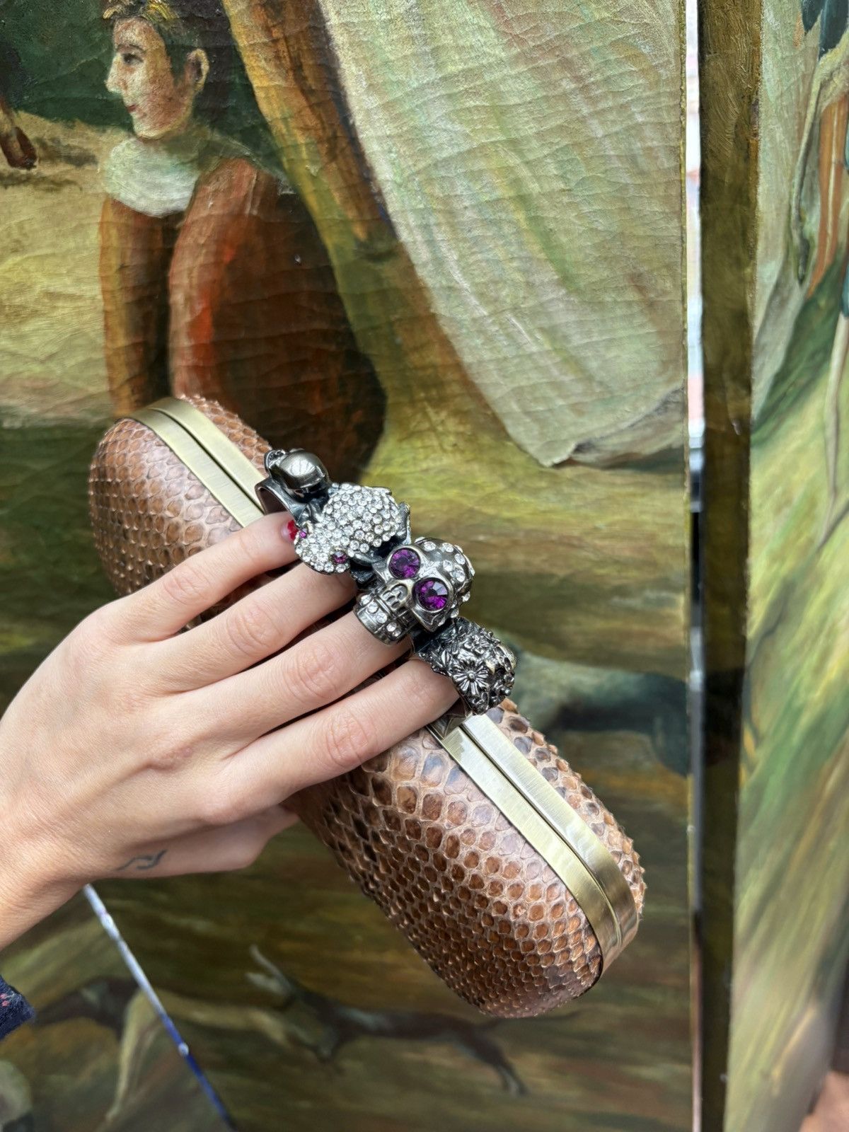 Alexander McQueen Alexandre McQueen S/S 2010 python box clutch Size ONE SIZE - 22 Thumbnail