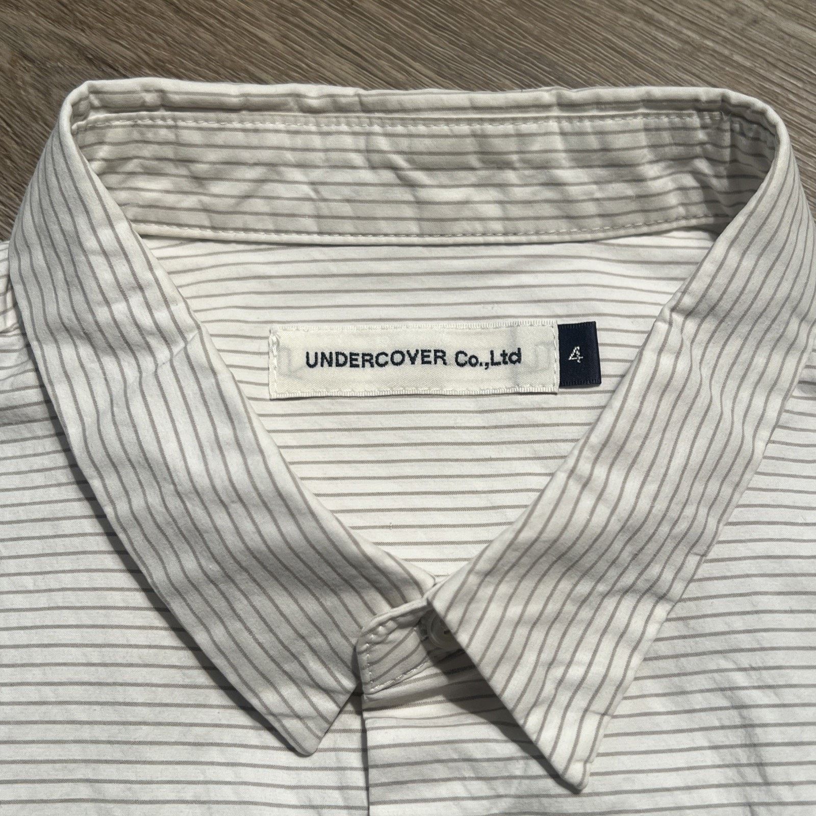 Undercover UNDERCOVER TAKAHASHI 2004 Button-Up Shirt 4 JAPAN Striped Size US M / EU 48-50 / 2 - 4 Thumbnail