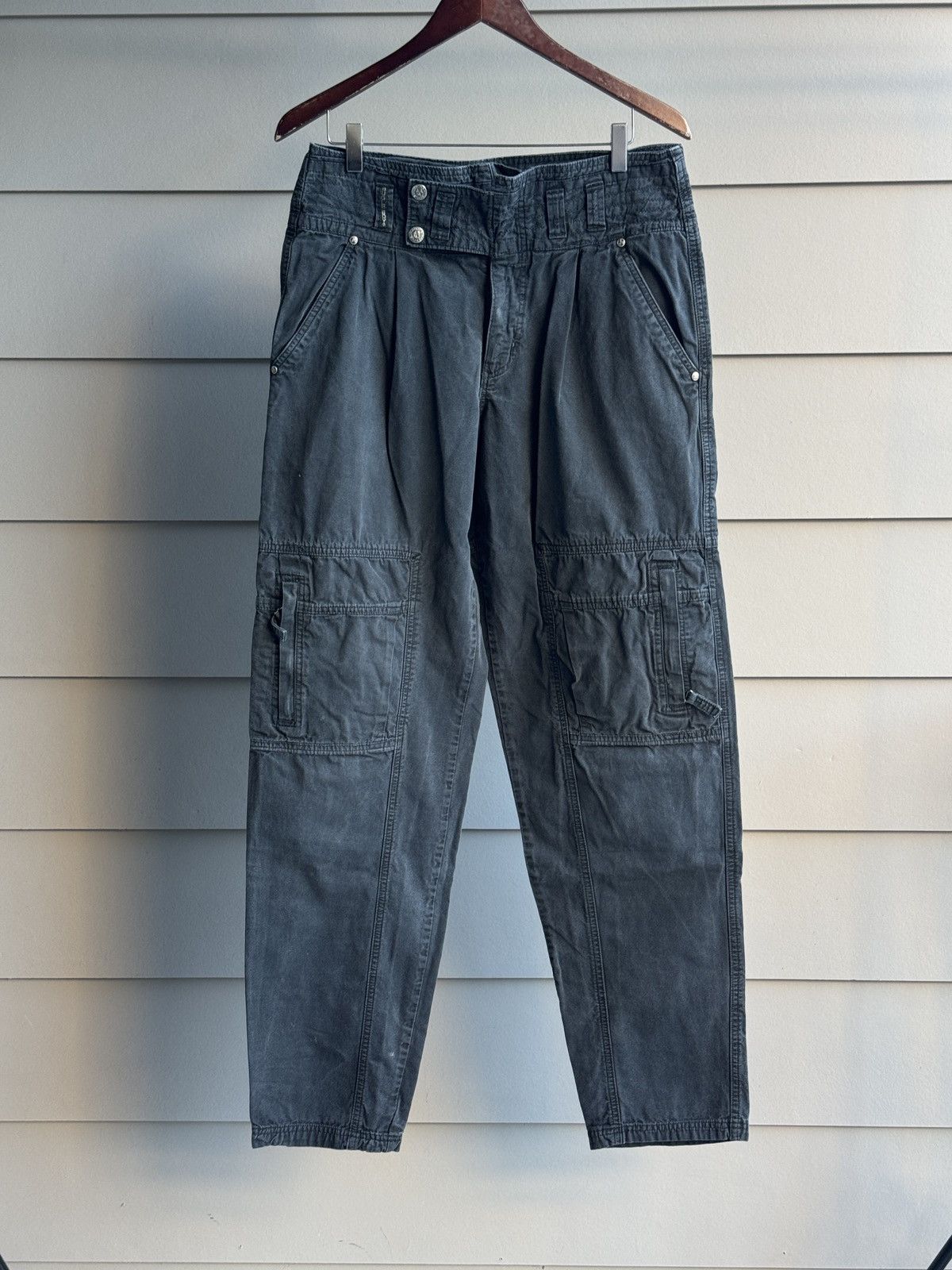 Japanese Brand Vintage Bugle Boy Avant-Garde Pants cargo 36x34 Size US 36 / EU 52 - 14 Thumbnail