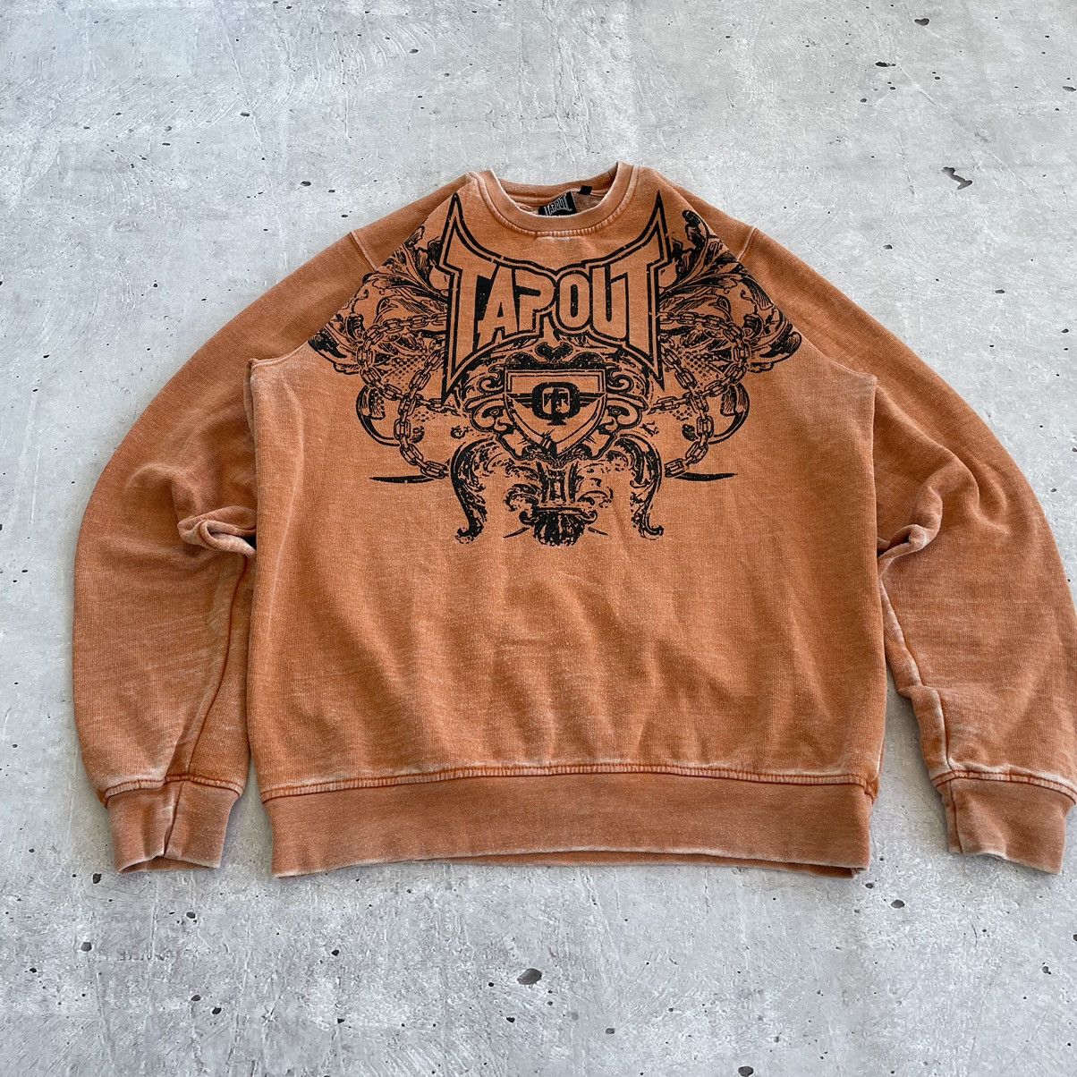 Tapout × Vintage Vintage Tapout Distressed Long sleeve T-shirt y2k hype Size US XL / EU 56 / 4 - 5 Thumbnail