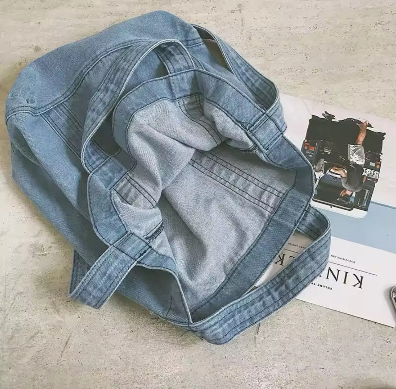 Japanese Brand × Jean Denim Shoulder Bag Size ONE SIZE - 3 Thumbnail