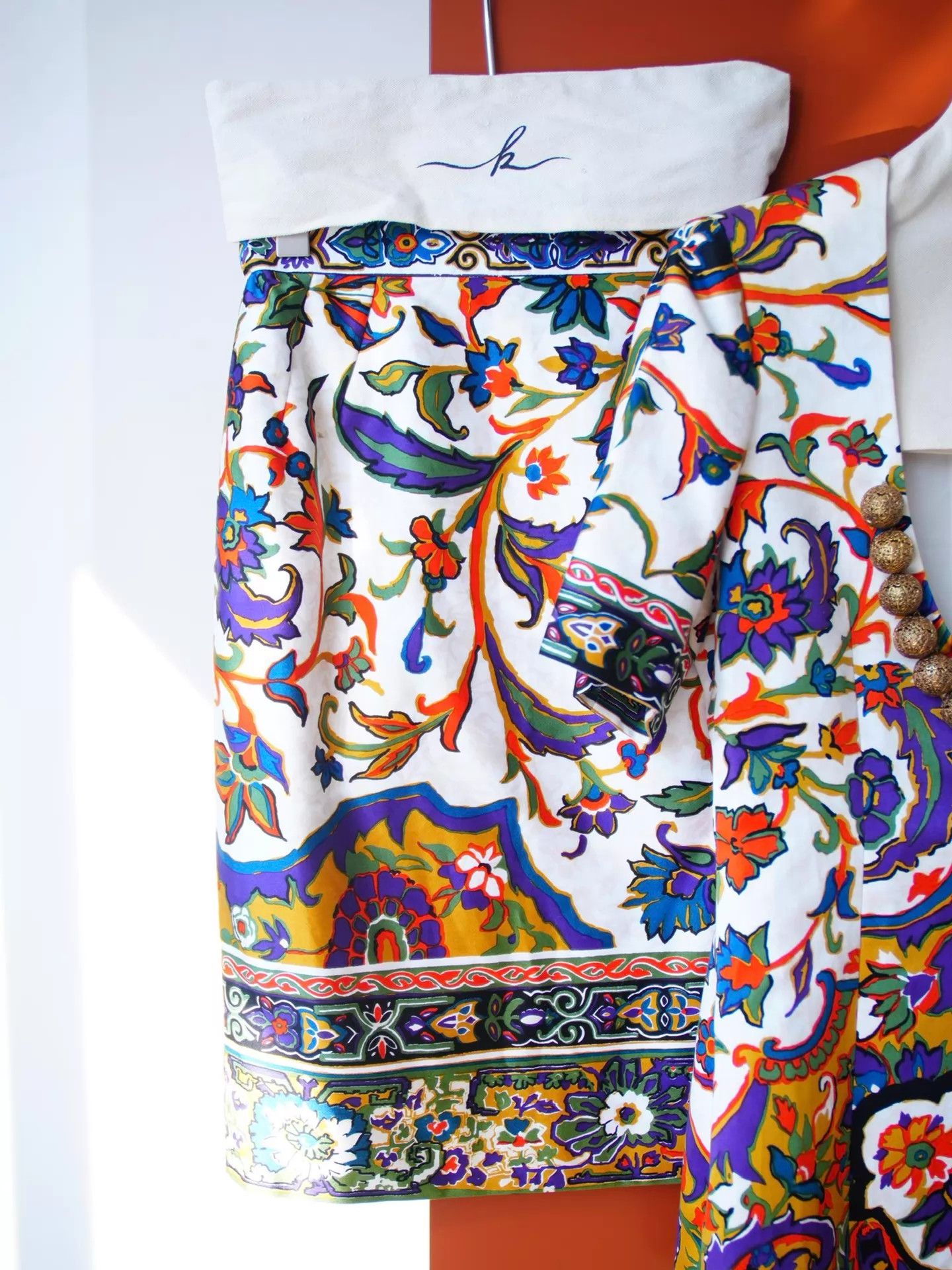 Christian Dior Monsieur Christian Dior 90s Ferre Art Nouveau Floral Suit Fr38 Size S / US 4 / IT 40 - 4 Thumbnail