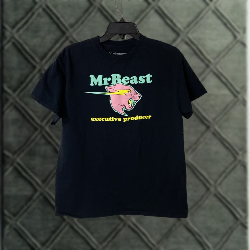 Vintage VINTAGE Mr Beast Executive Producer Black T Shirt Mens M Limited Edition YouTube Size US M / EU 48-50 / 2 - 1 Thumbnail