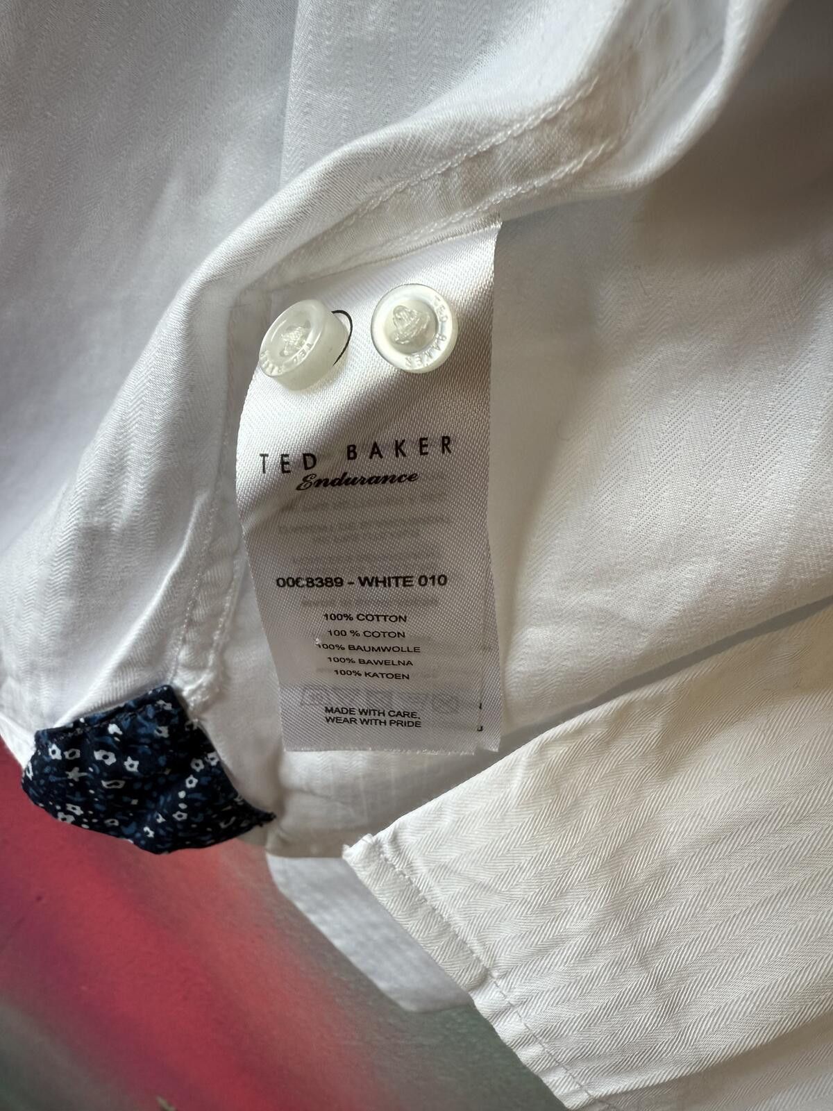 Other Ted baker endurance white textured shirt Size US M / EU 48-50 / 2 - 3 Thumbnail