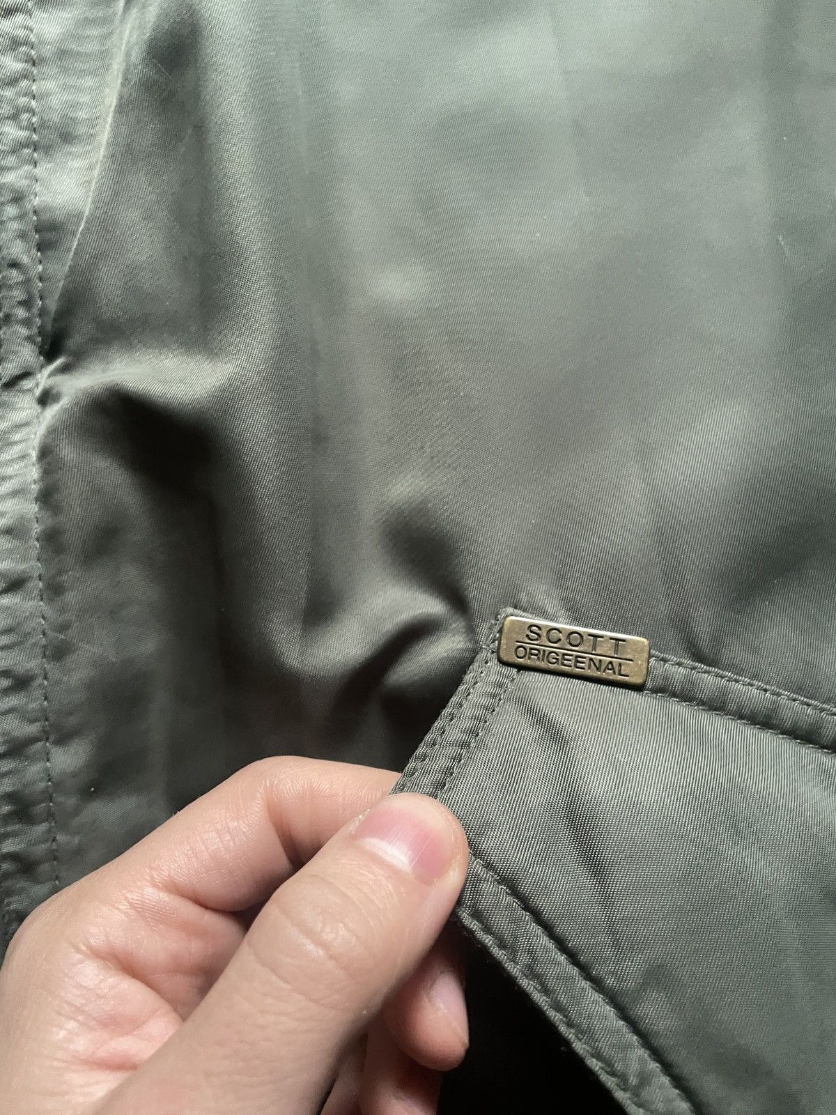Vintage 90s Vintage MA1 Nylon Bomber Flyers Jacket Military Size US L / EU 52-54 / 3 - 5 Thumbnail
