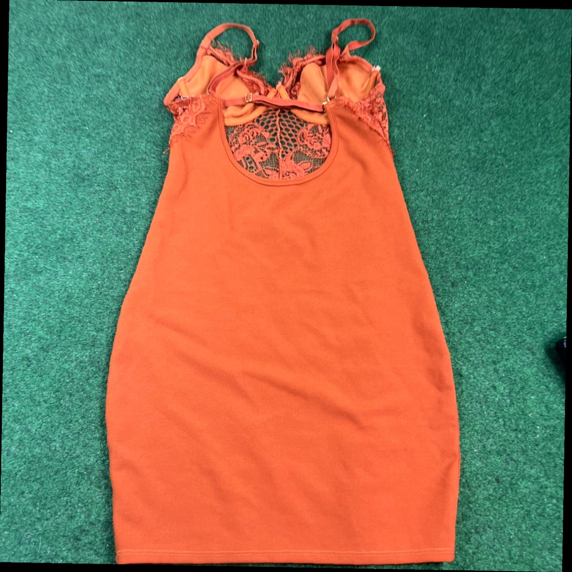 Vintage TICTOC Women Bustier Top Corset Tank Top Orange Size S / US 4 / IT 40 - 6 Thumbnail