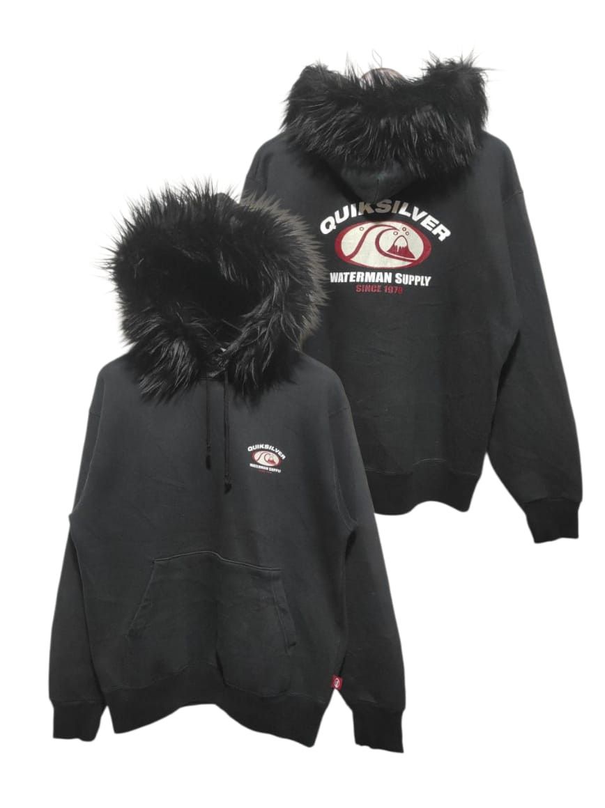 Quiksilver Quiksilver Fur Hoodie LGB IfSixWasNine style Size US M / EU 48-50 / 2 - 2 Thumbnail