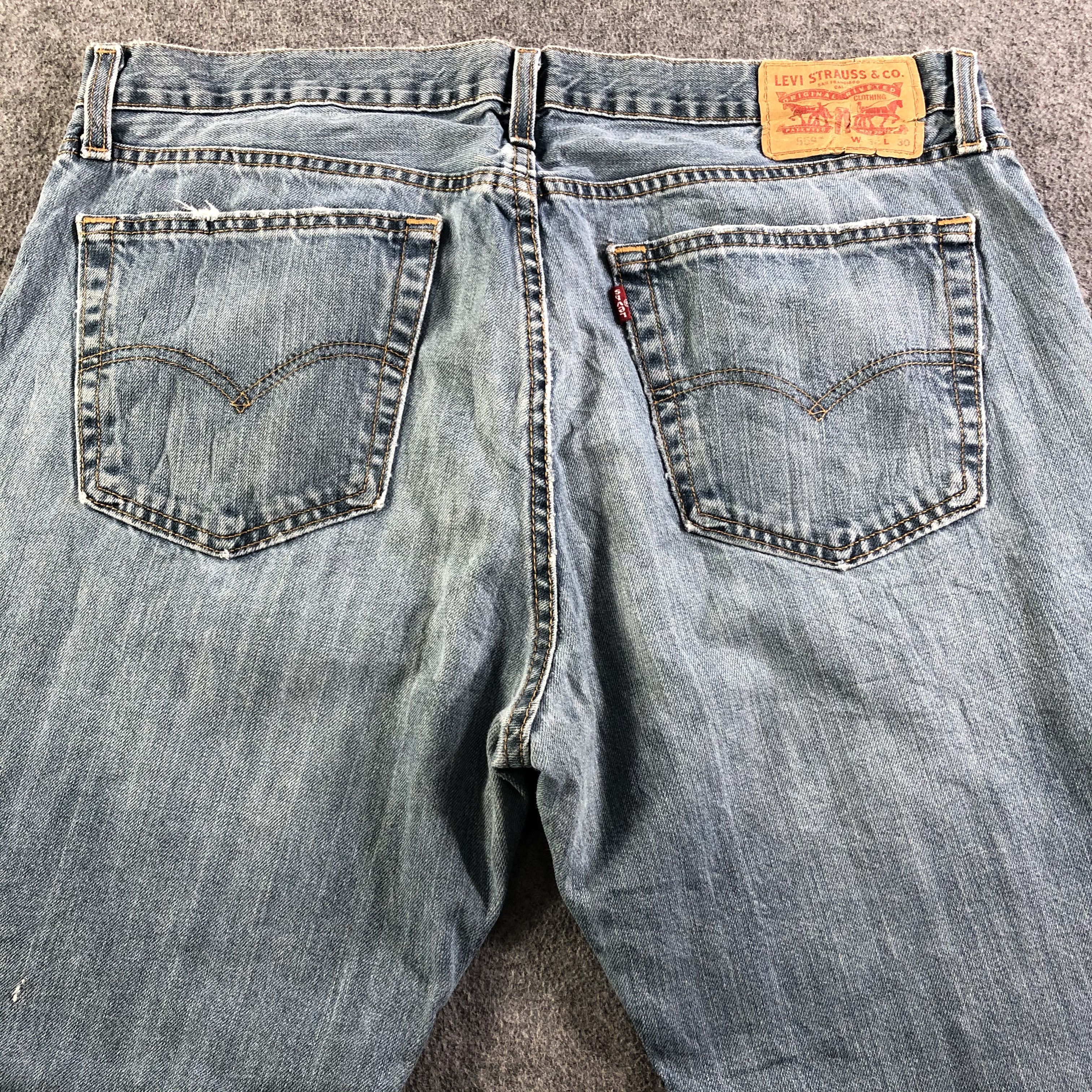 Levi's Vintage Blue Wash Levis 559 Jeans-J3402 Size US 38 / EU 54 - 4 Thumbnail