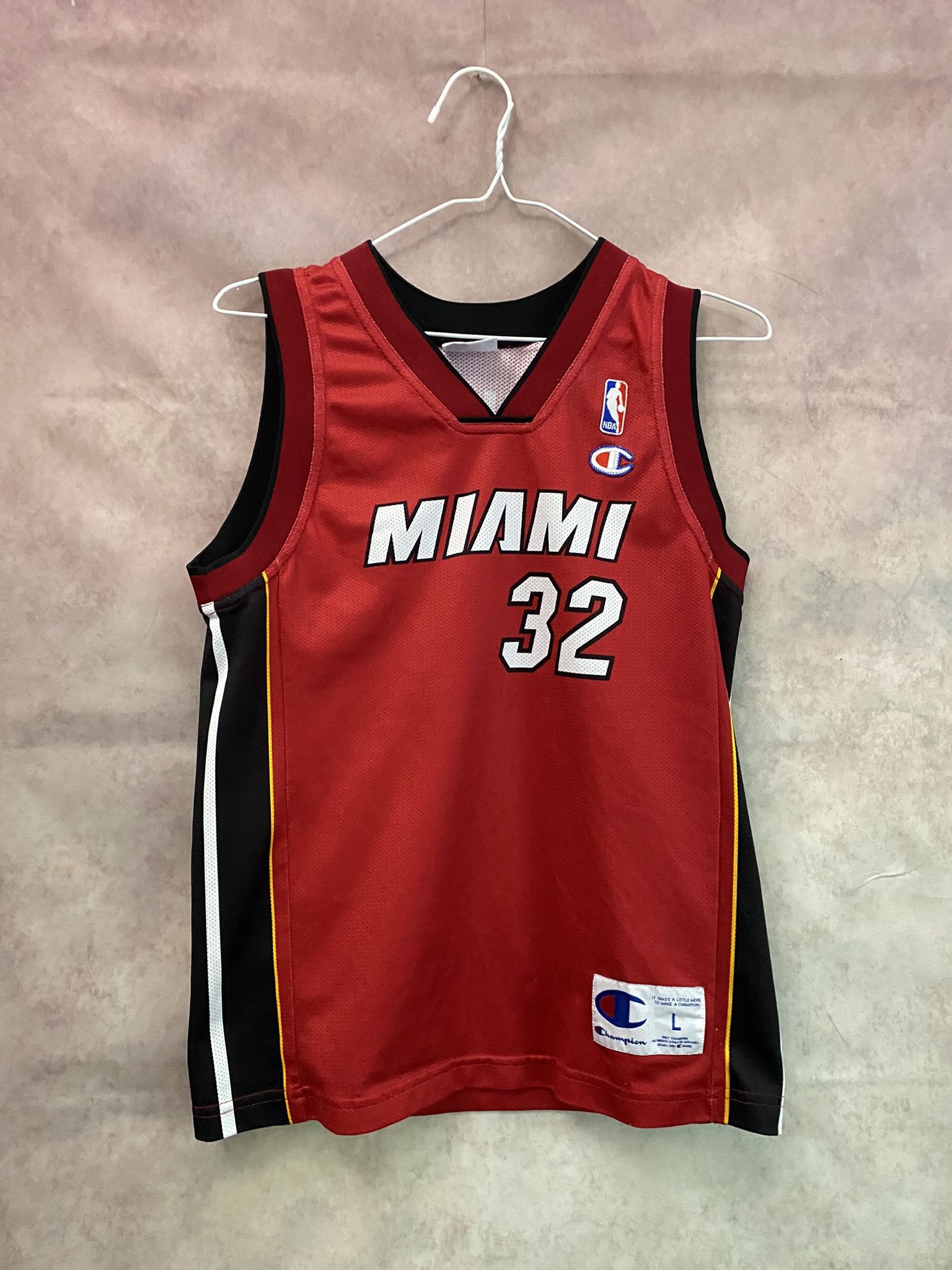 Champion × NBA Shaquille O'Neal #32 Miami Champion Jersey NBA Basketball Size US L / EU 52-54 / 3 - 1 Thumbnail