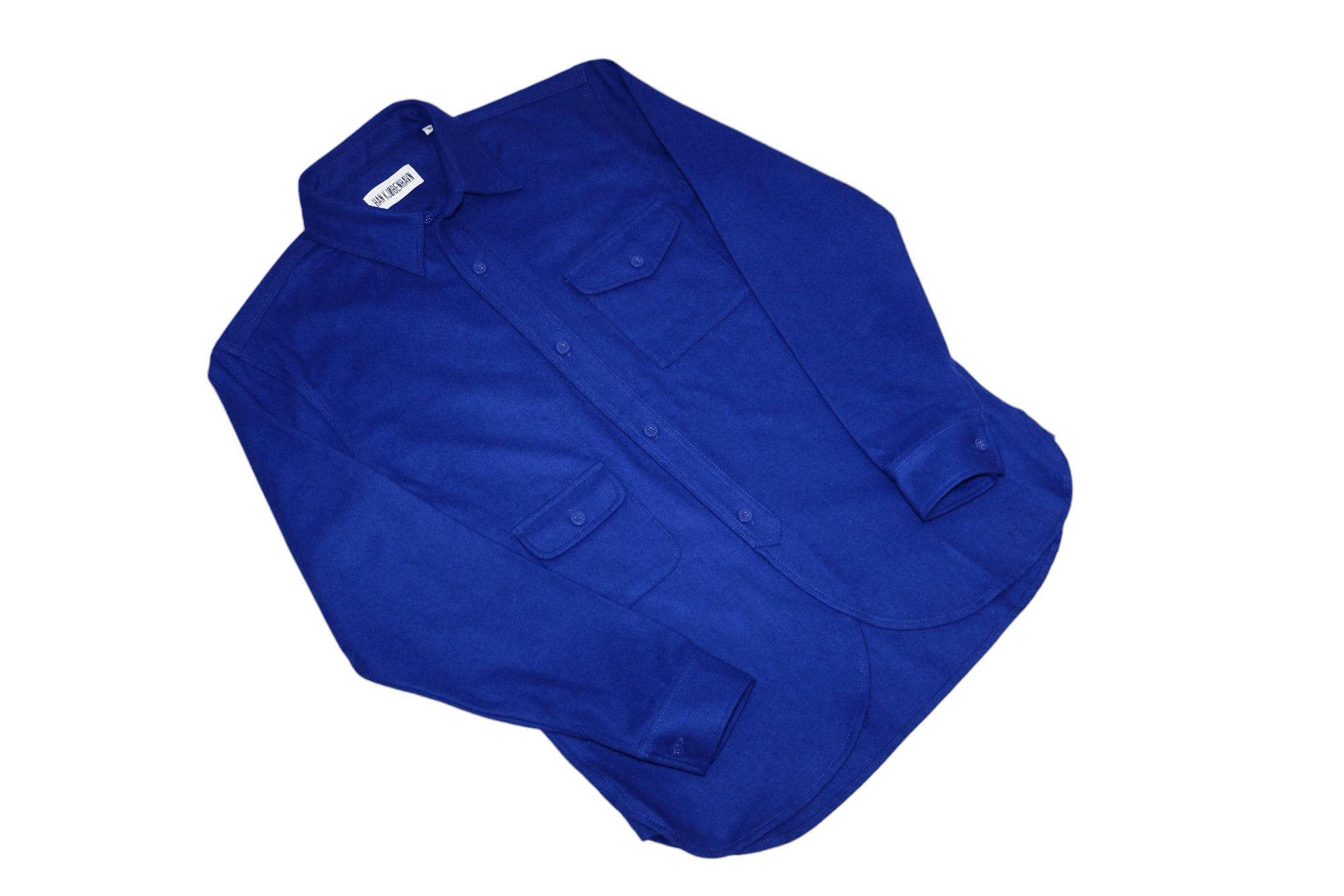 Han Kjobenhavn Han Kjobenhavn blue wool blend overshirt Size US M / EU 48-50 / 2 - 6 Thumbnail