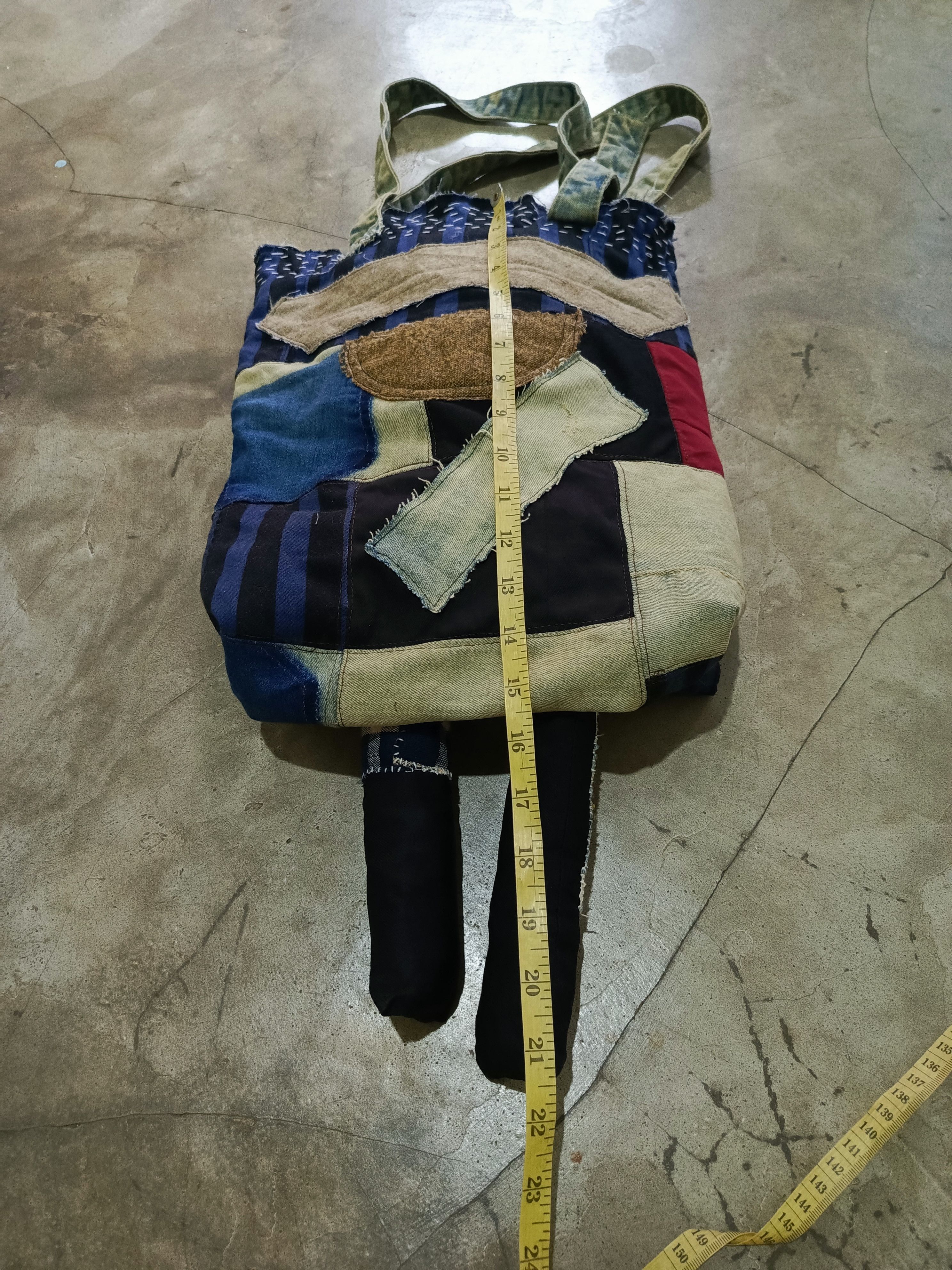 Japanese Brand Handmade Patchwork Rag Doll Tote Bag Size ONE SIZE - 14 Thumbnail