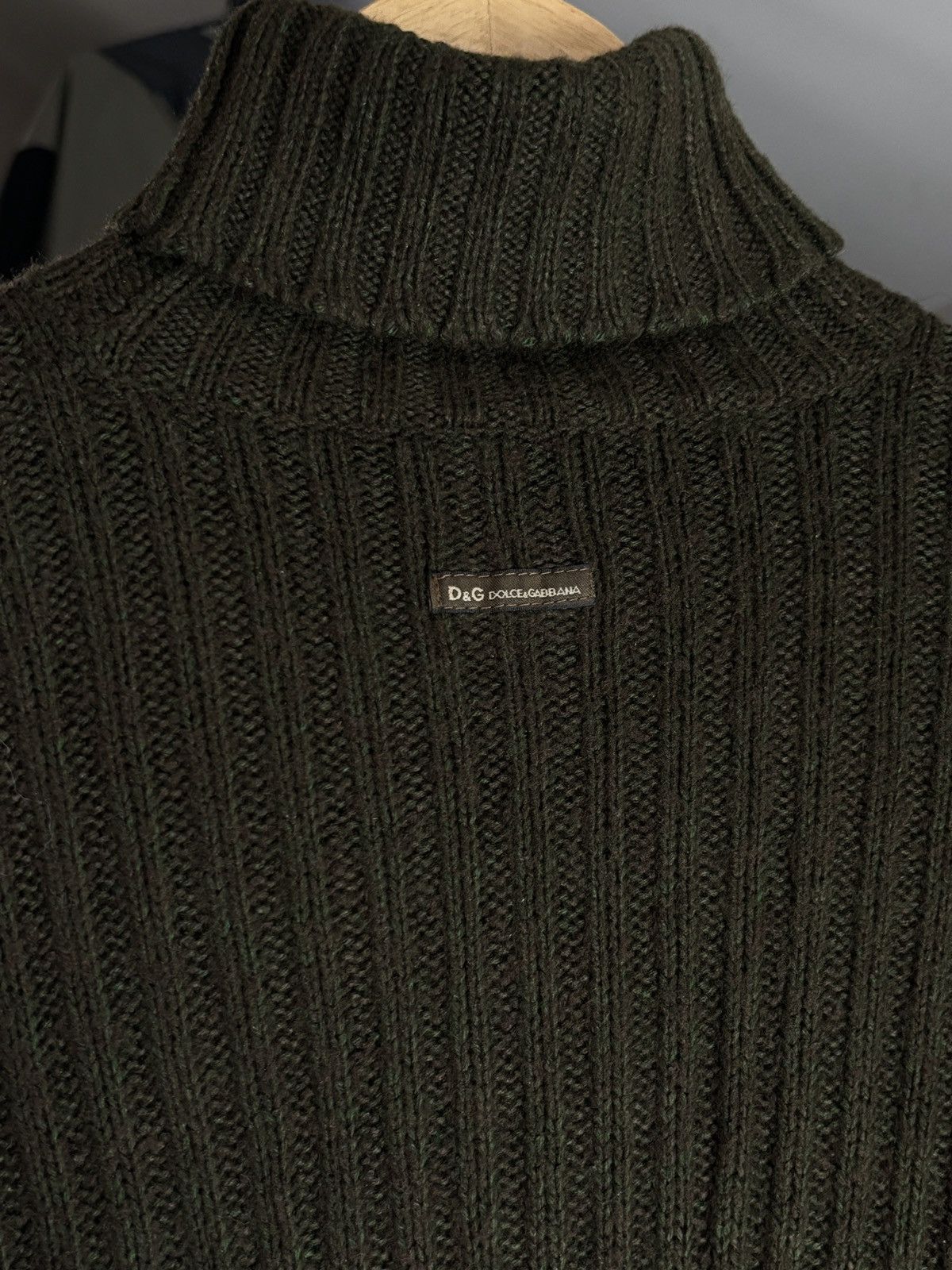 Dolce & Gabbana Dolce & Gabbana Knitted Turtleneck Vintage Sweater Rare Size S / US 4 / IT 40 - 6 Thumbnail