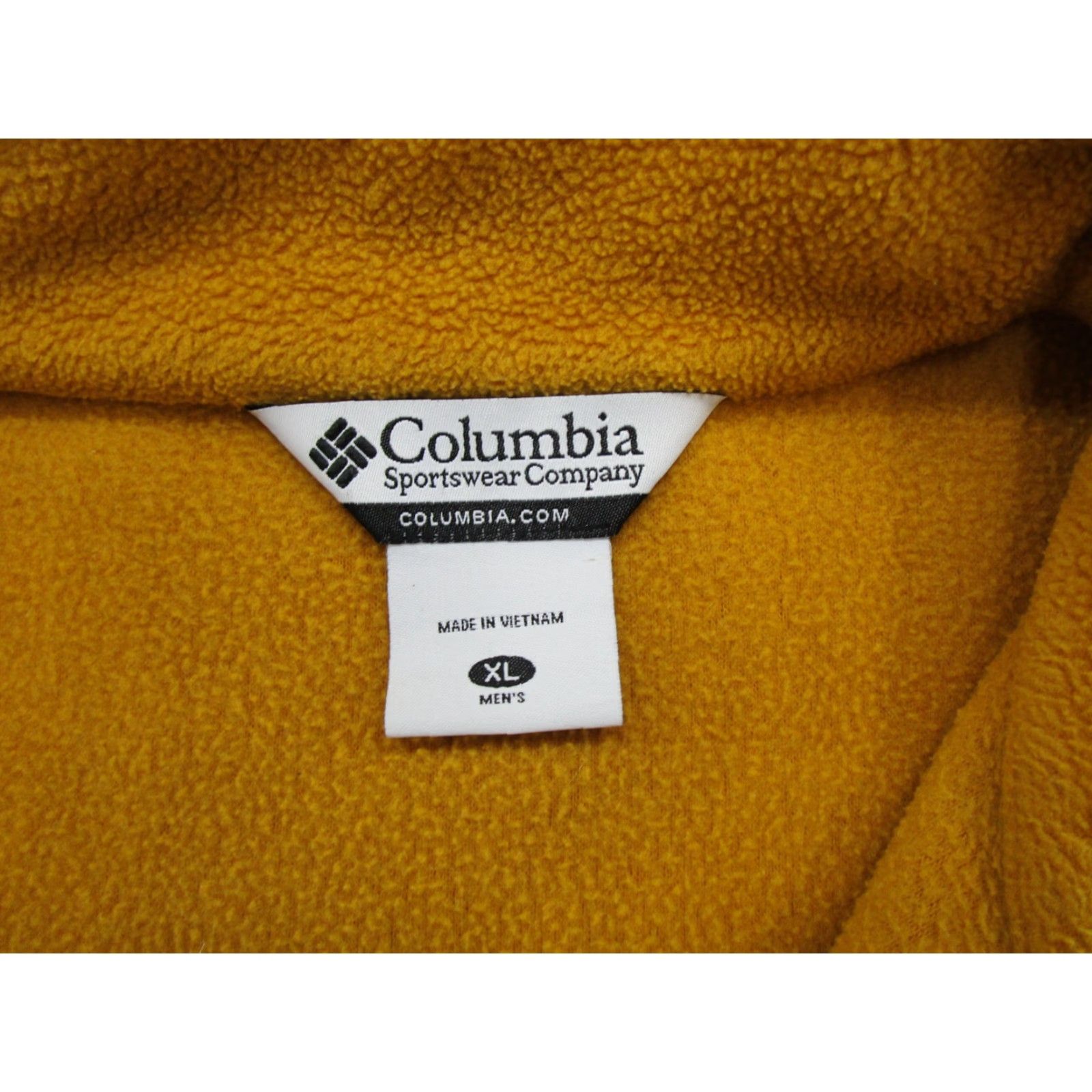 Vintage VINTAGE Col umbia Gold Yellow Fleece 1/4 Zip Pullover Jacket Men's XL Outdoor Size US XL / EU 56 / 4 - 2 Thumbnail