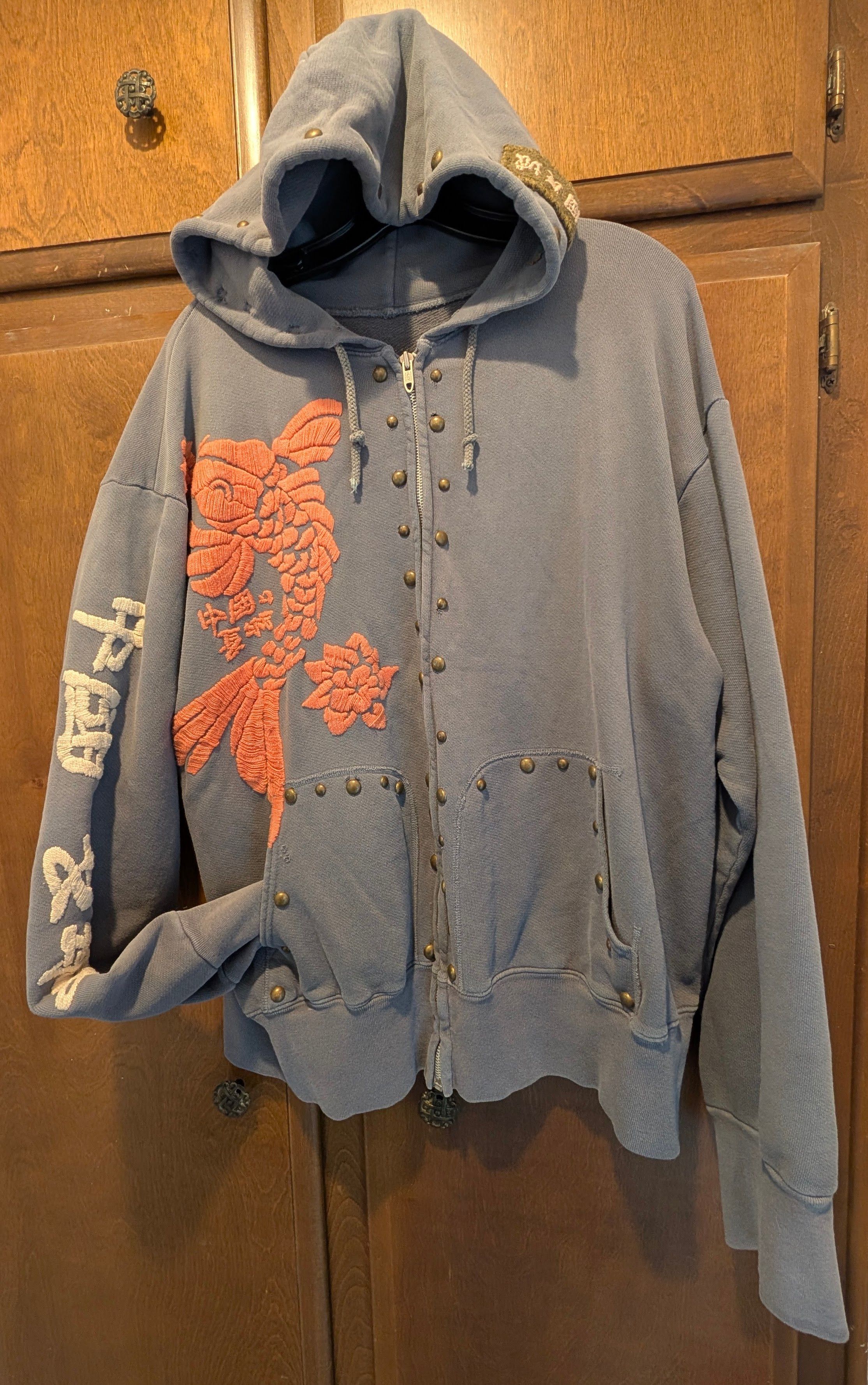 great china wall ジップフーディー Supreme The Great China Wall Hooded Work Jacket Black Men's - SS26